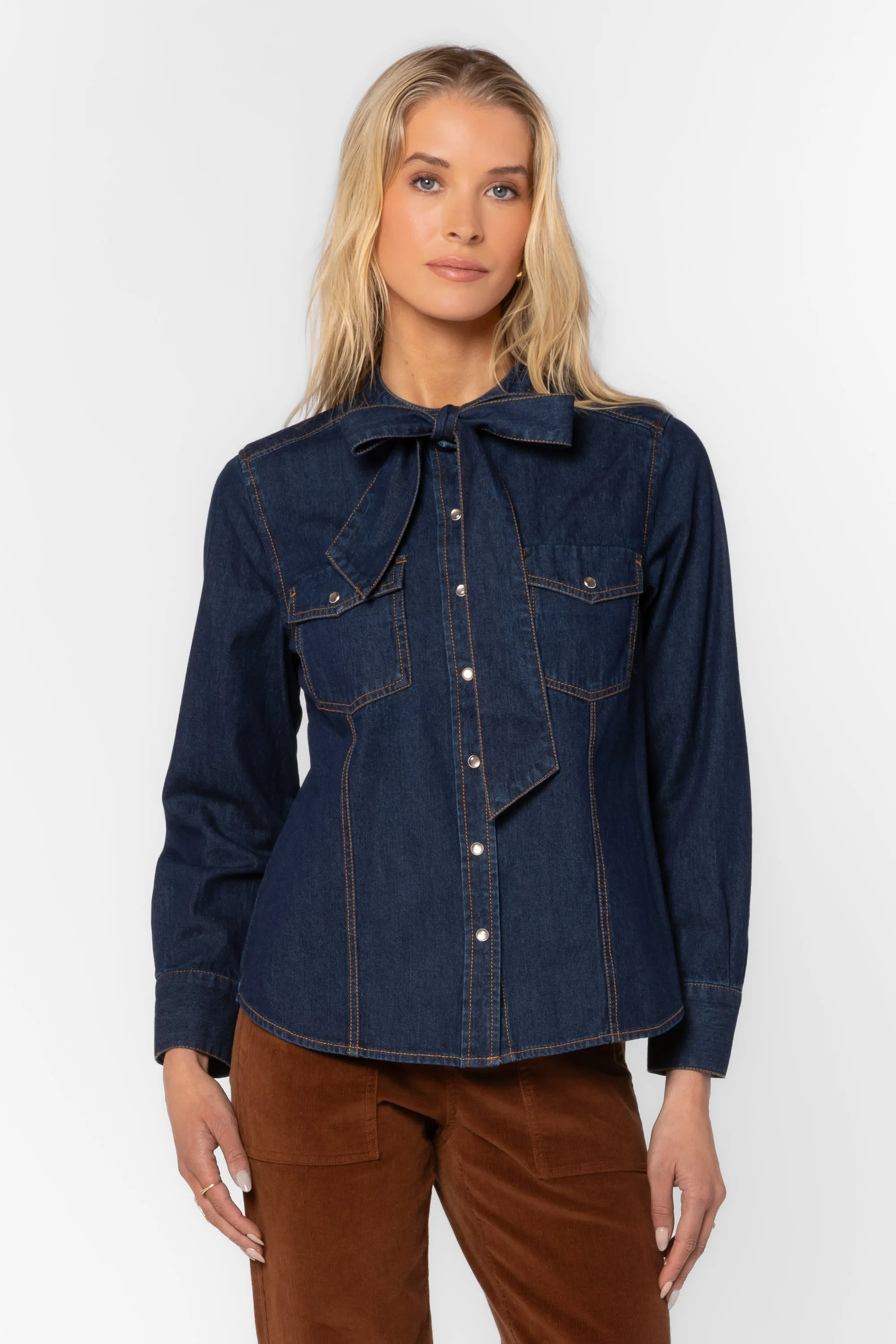 Trixie Raw Blue Shirt sold by Velvet Heart product image thumbnail 4