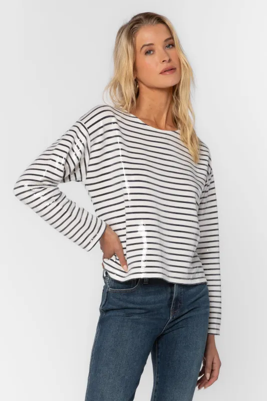 Biata Breton Stripe Top sold by Velvet Heart
