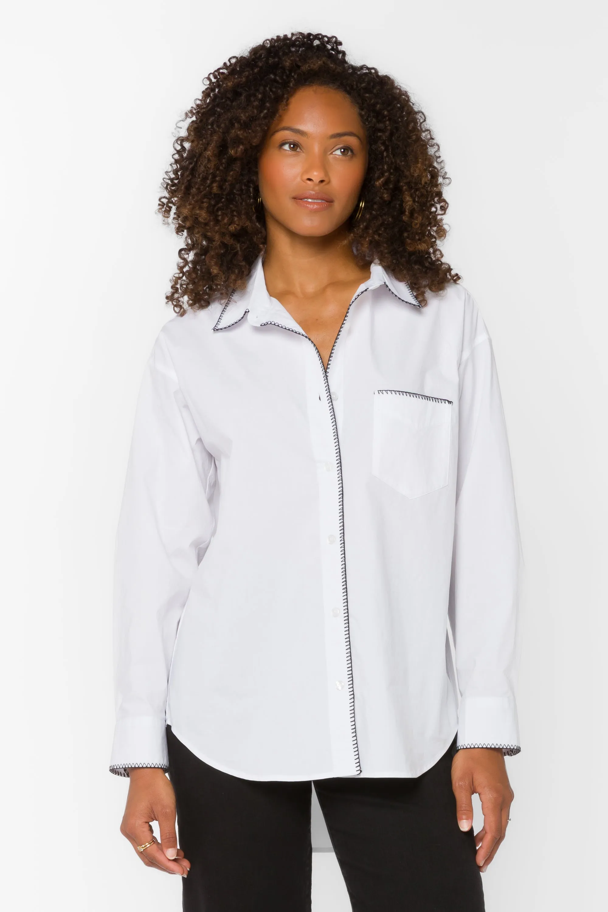 Ricky Optic White Shirt sold by Velvet Heart product image thumbnail 3