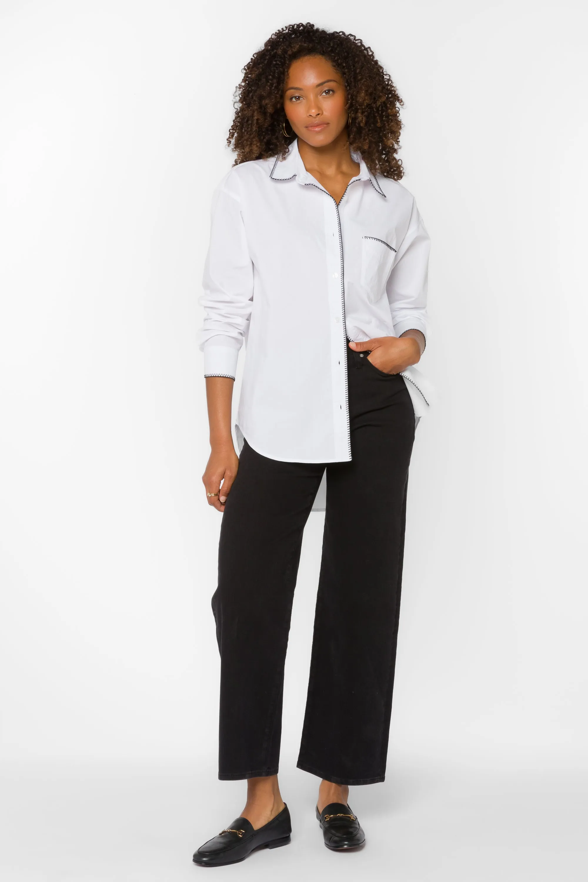 Ricky Optic White Shirt sold by Velvet Heart product image thumbnail 2