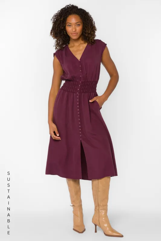 Persa Malbec Dress sold by Velvet Heart
