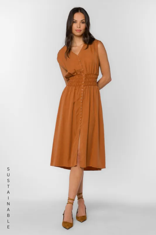 Persa Belgian Cocoa Dress sold by Velvet Heart