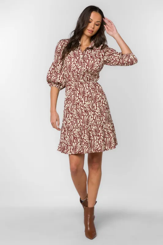 Nichola Bordeaux Dew Dress sold by Velvet Heart