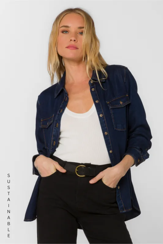 William Raw Blue Shirt sold by Velvet Heart
