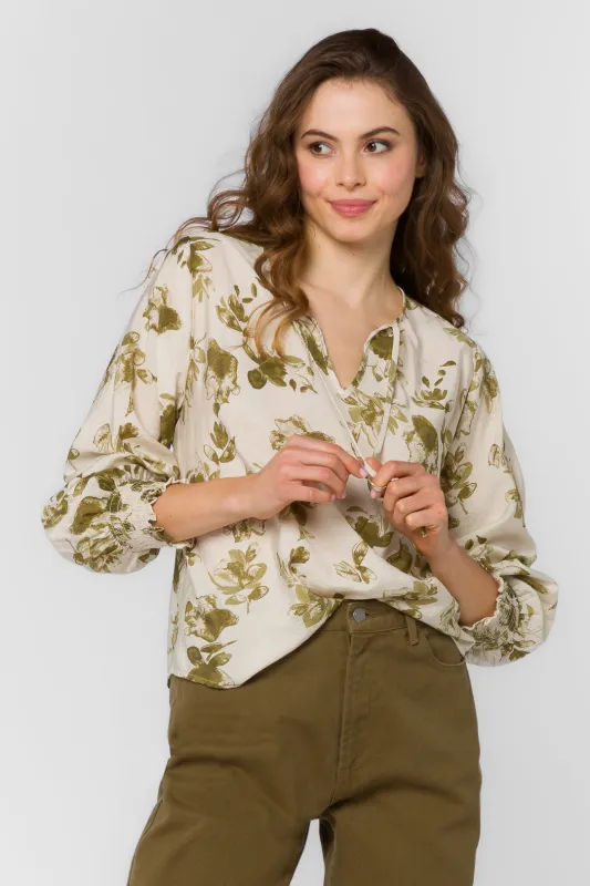 Penny Olive Shrub Top sold by Velvet Heart