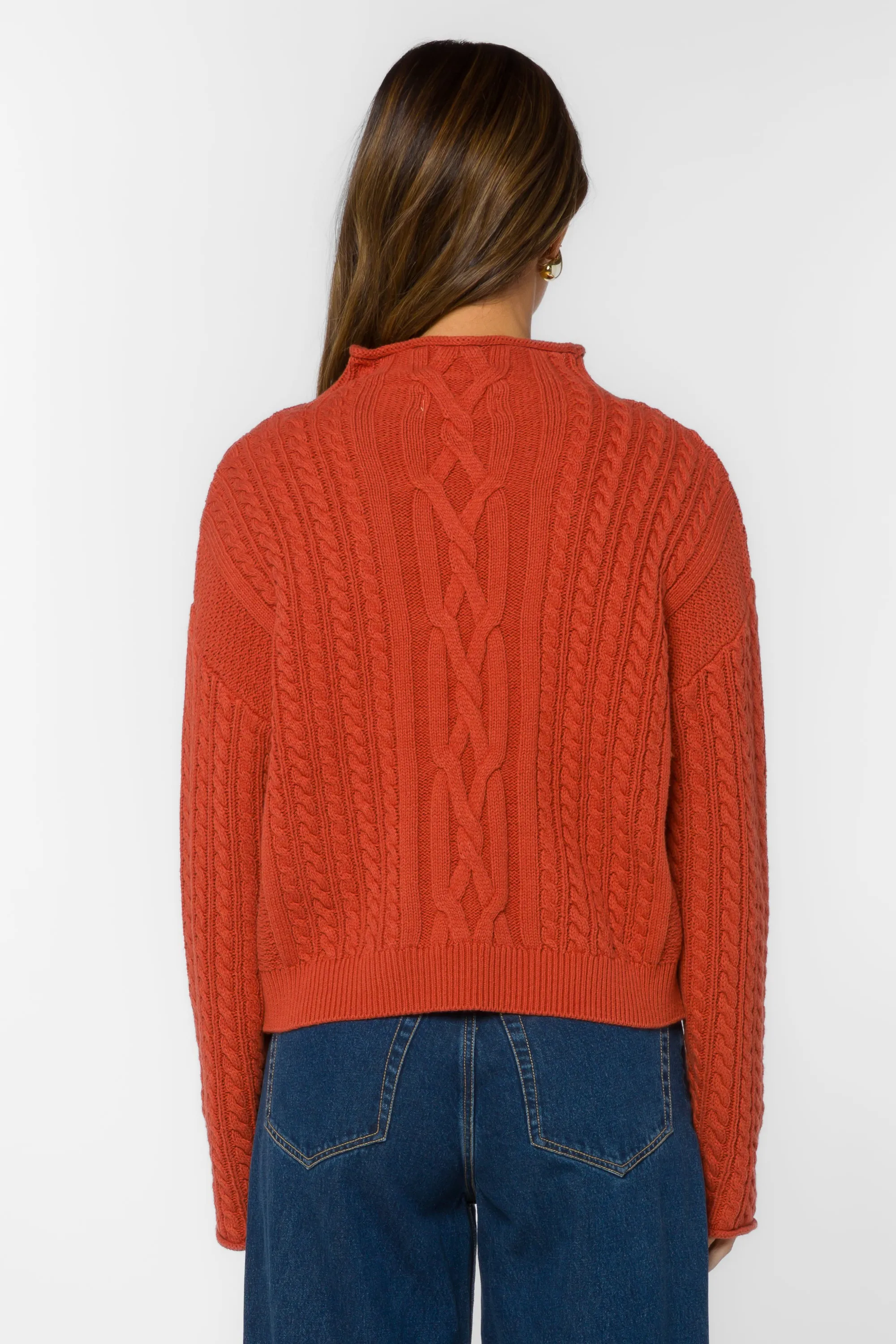 Jennevie Burnt Brick Sweater sold by Velvet Heart product image thumbnail 4