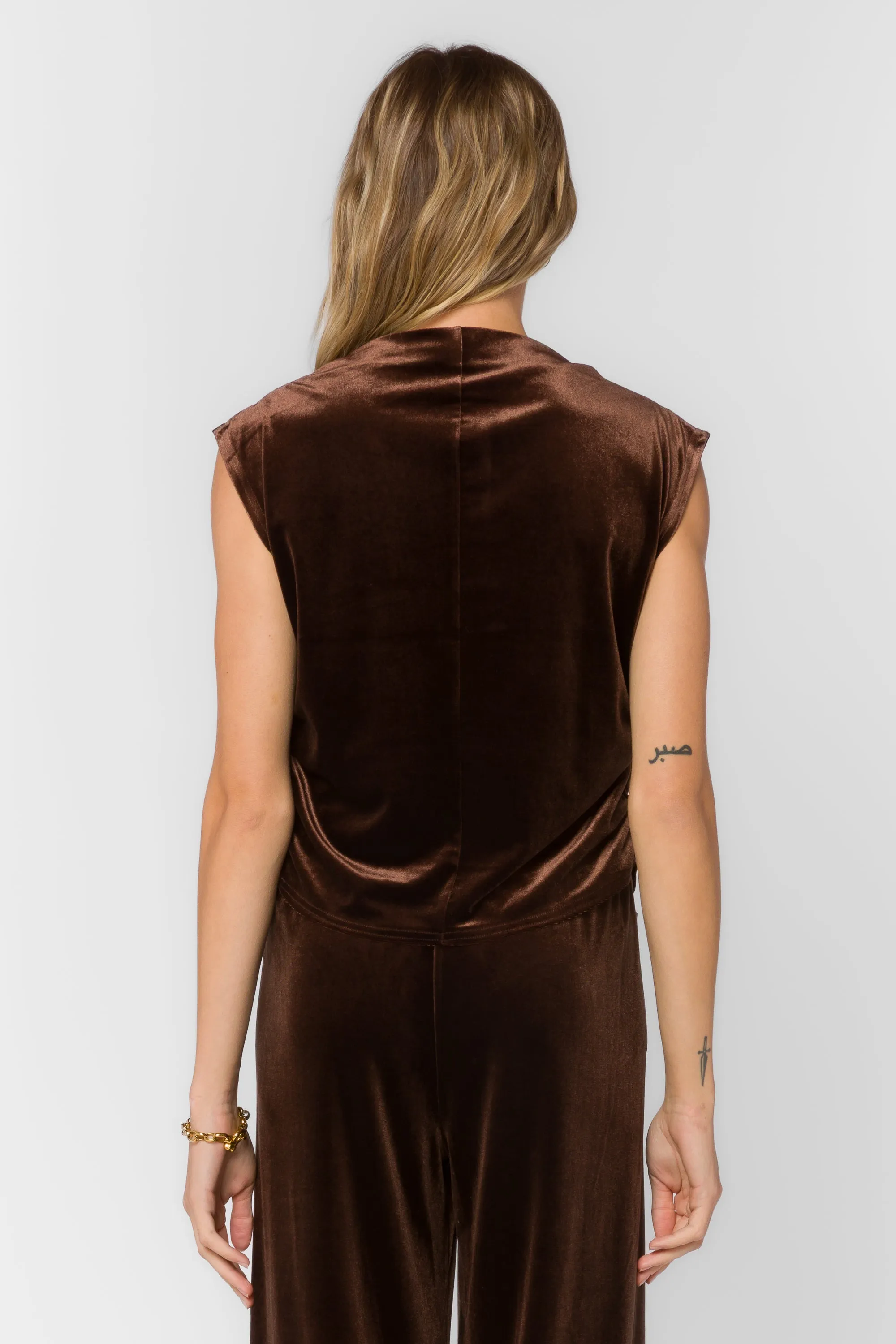 Lavali Velvet Brown Top sold by Velvet Heart product image thumbnail 4