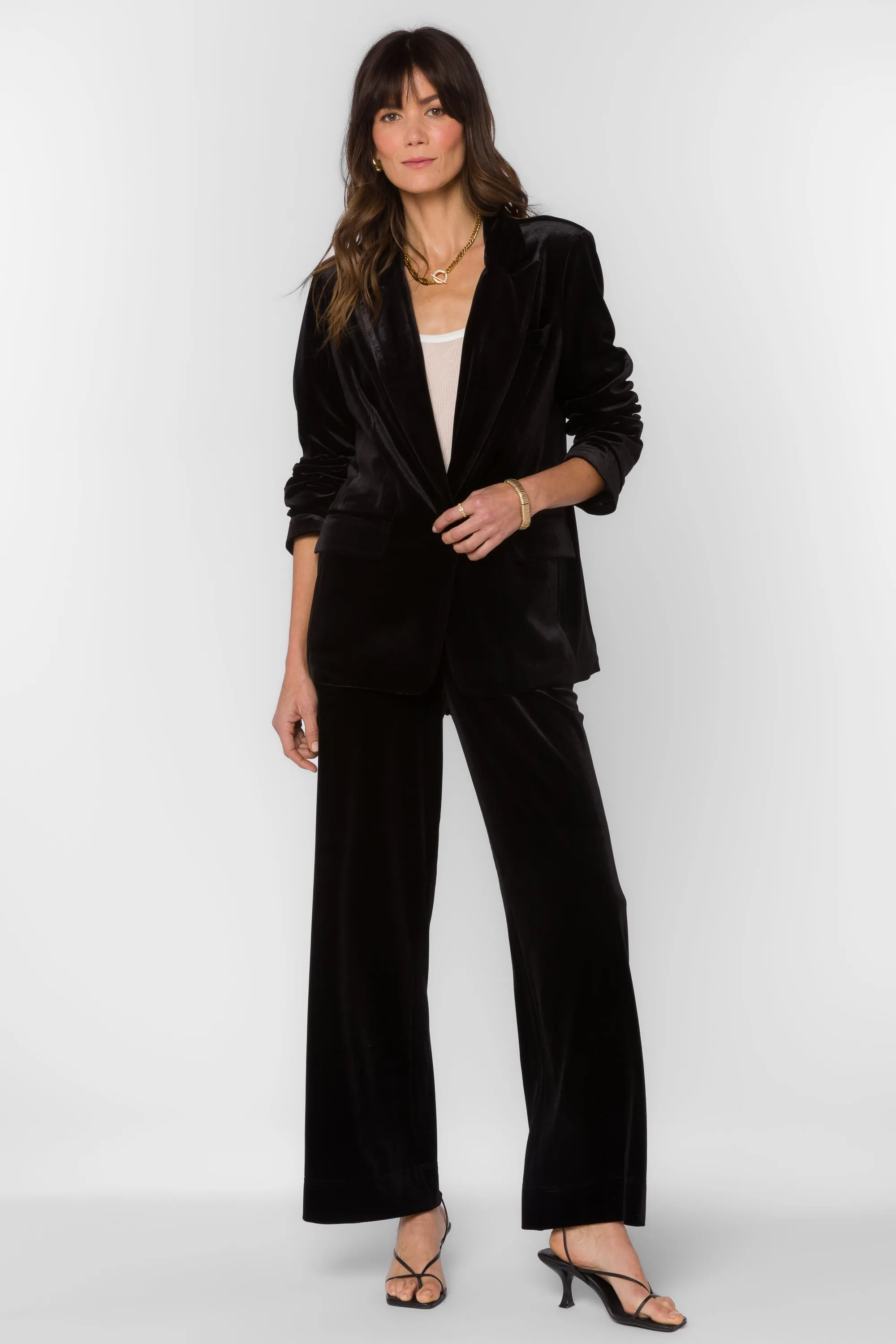Lizzy Pure Black Blazer sold by Velvet Heart product image thumbnail 3
