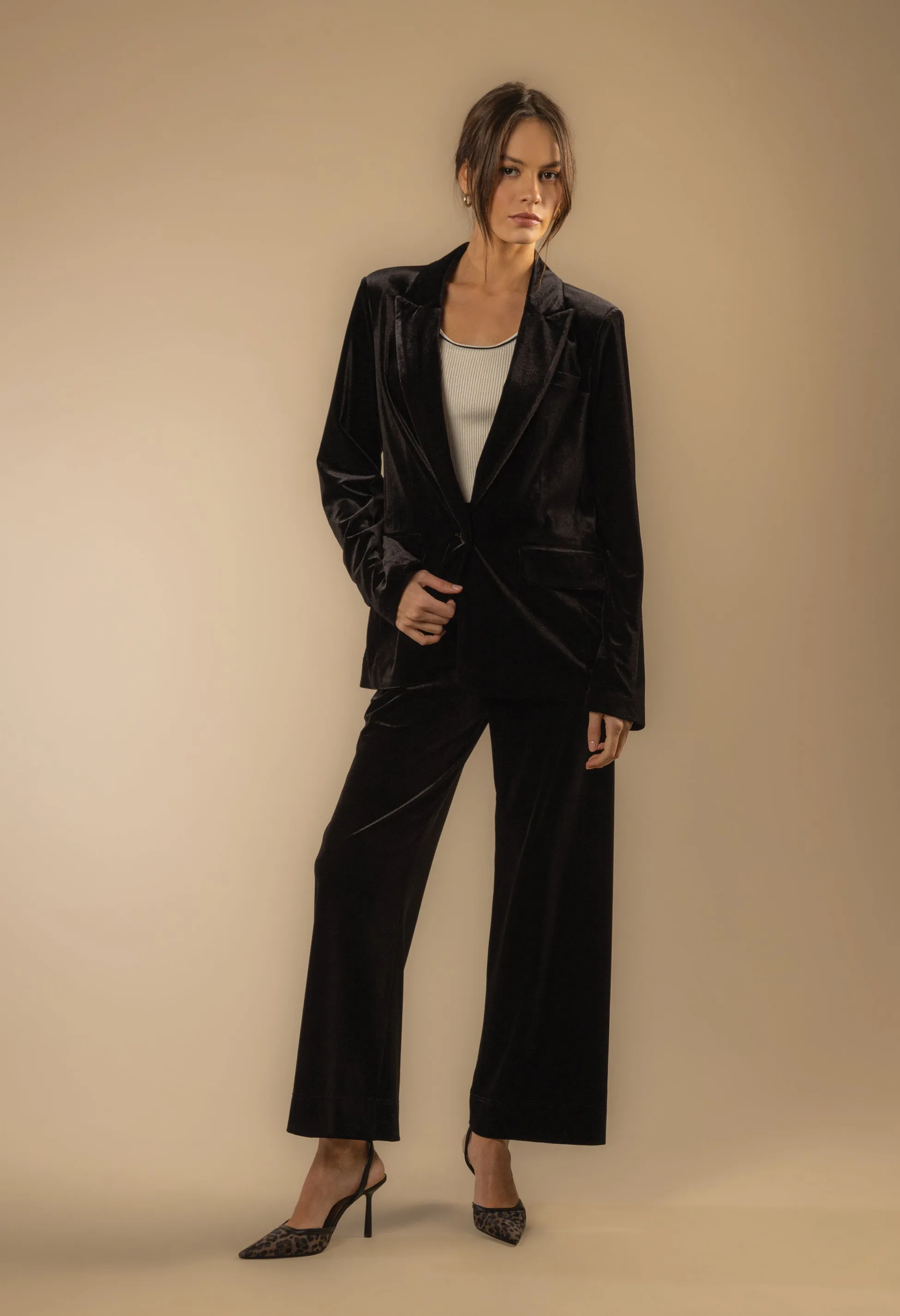Lizzy Pure Black Blazer sold by Velvet Heart product image thumbnail 2