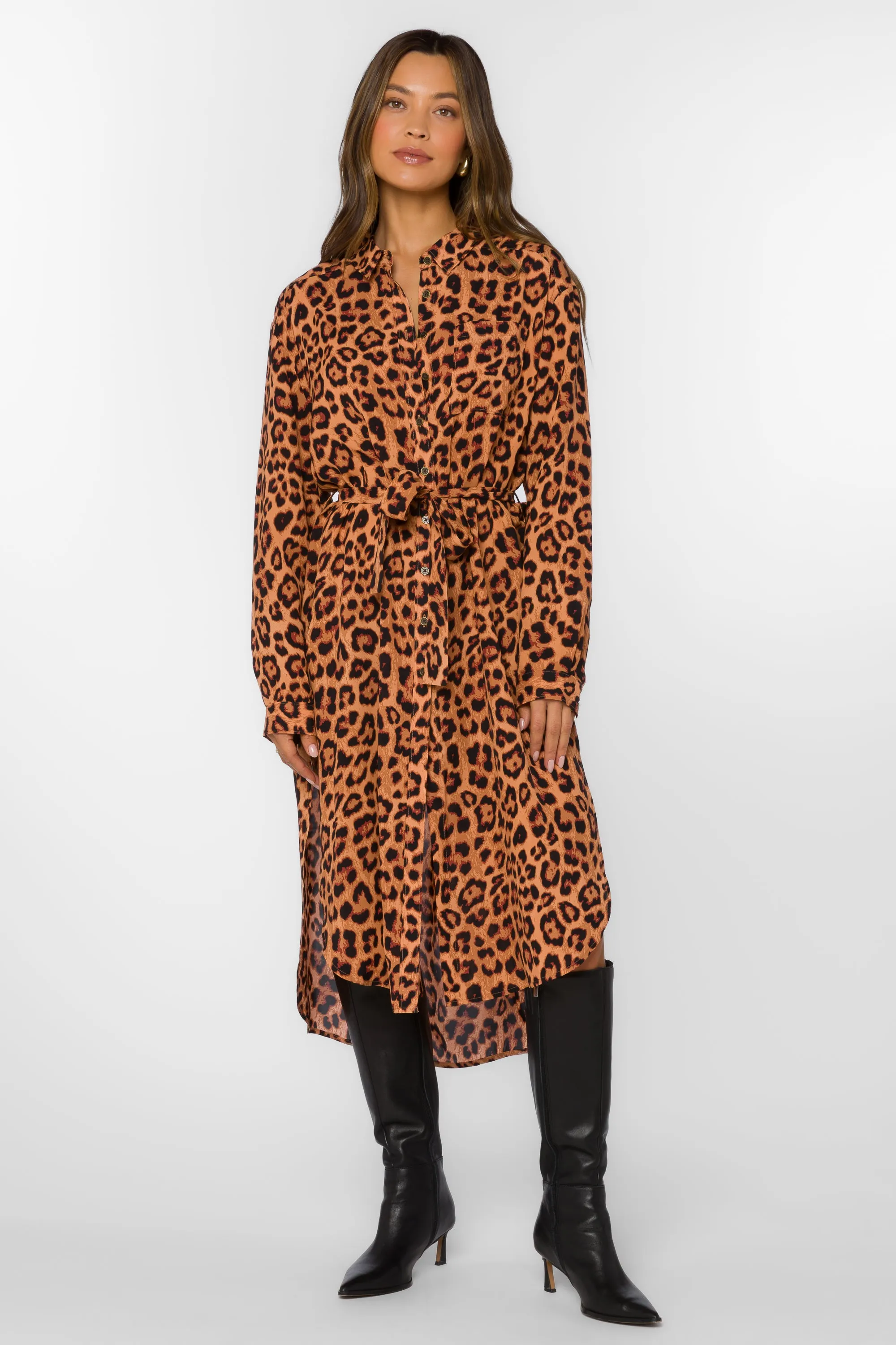Azula Wild Leopard Dress sold by Velvet Heart product image thumbnail 2