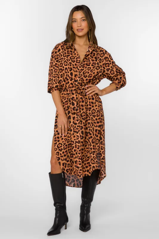 Azula Wild Leopard Dress sold by Velvet Heart