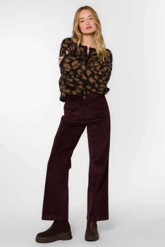 Becker Deep Plum Pants sold by Velvet Heart