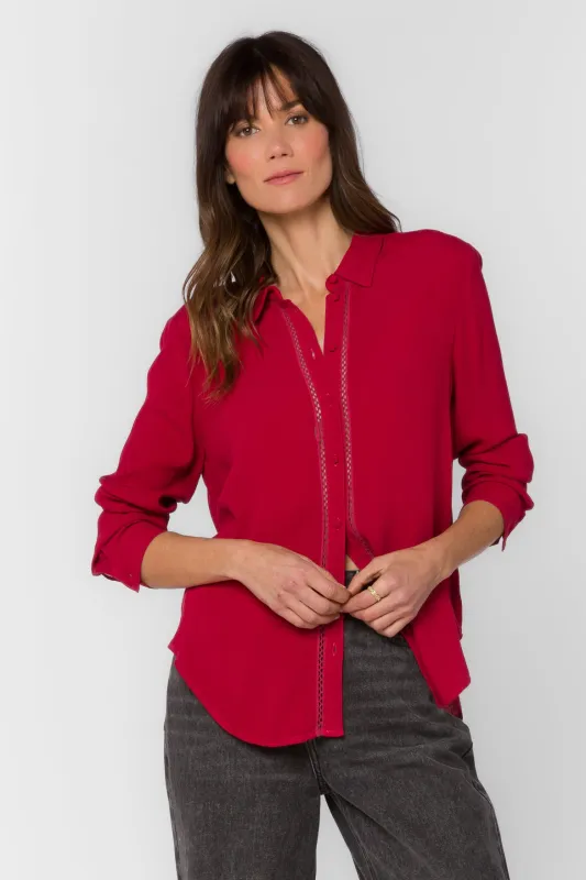 Bally Ruby Shirt sold by Velvet Heart