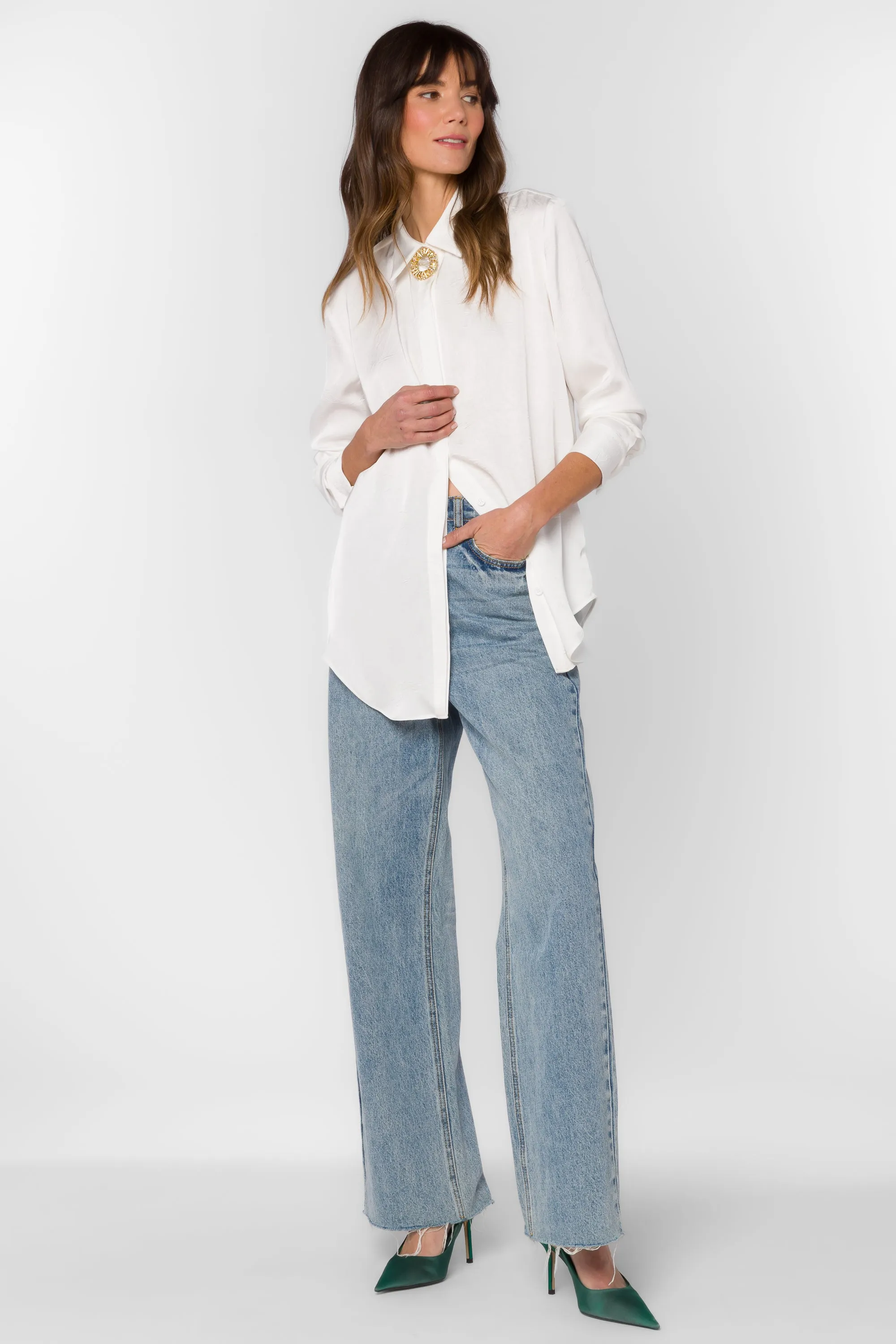 Tesla White Shirt sold by Velvet Heart product image thumbnail 2