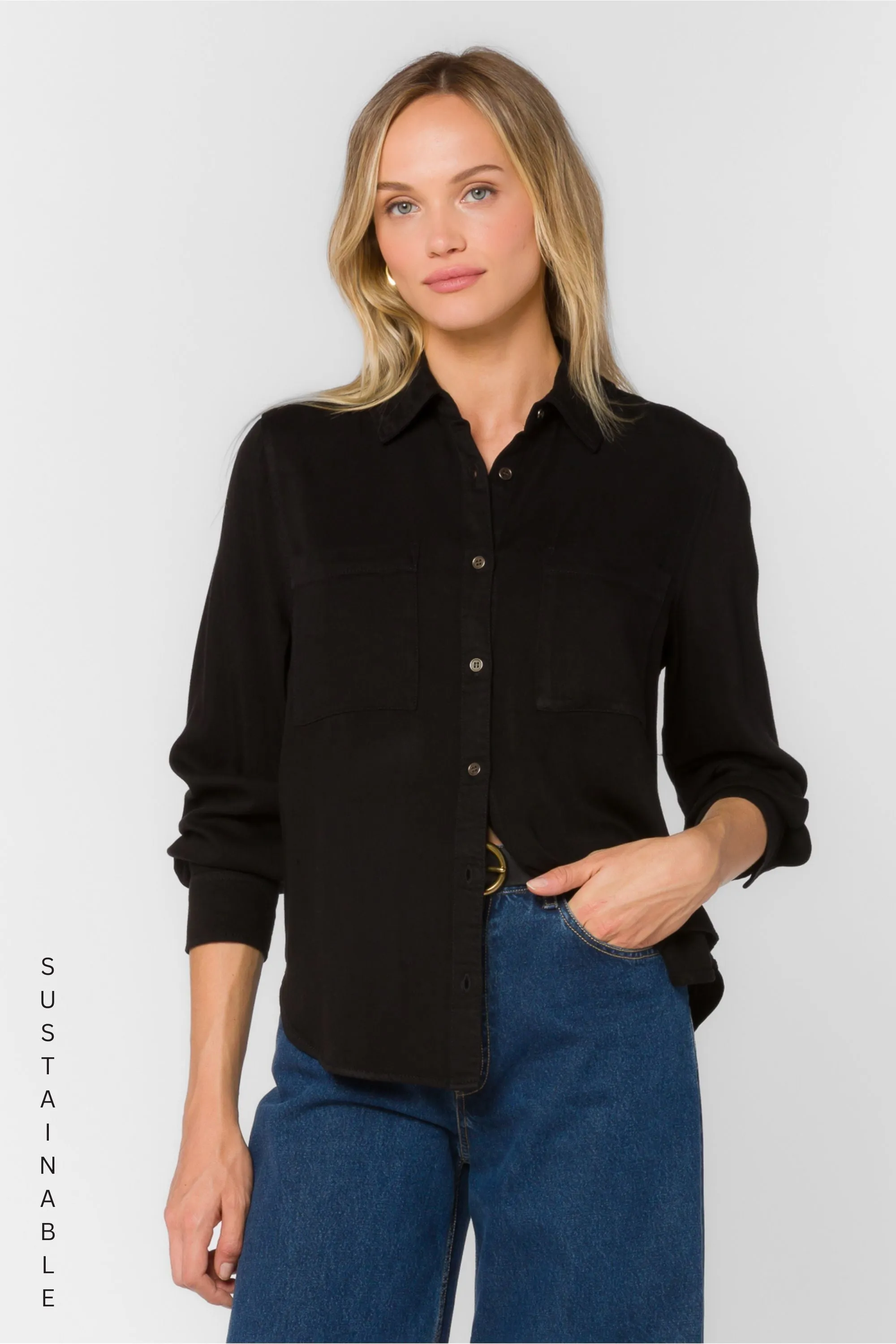 James Black Shirt sold by Velvet Heart