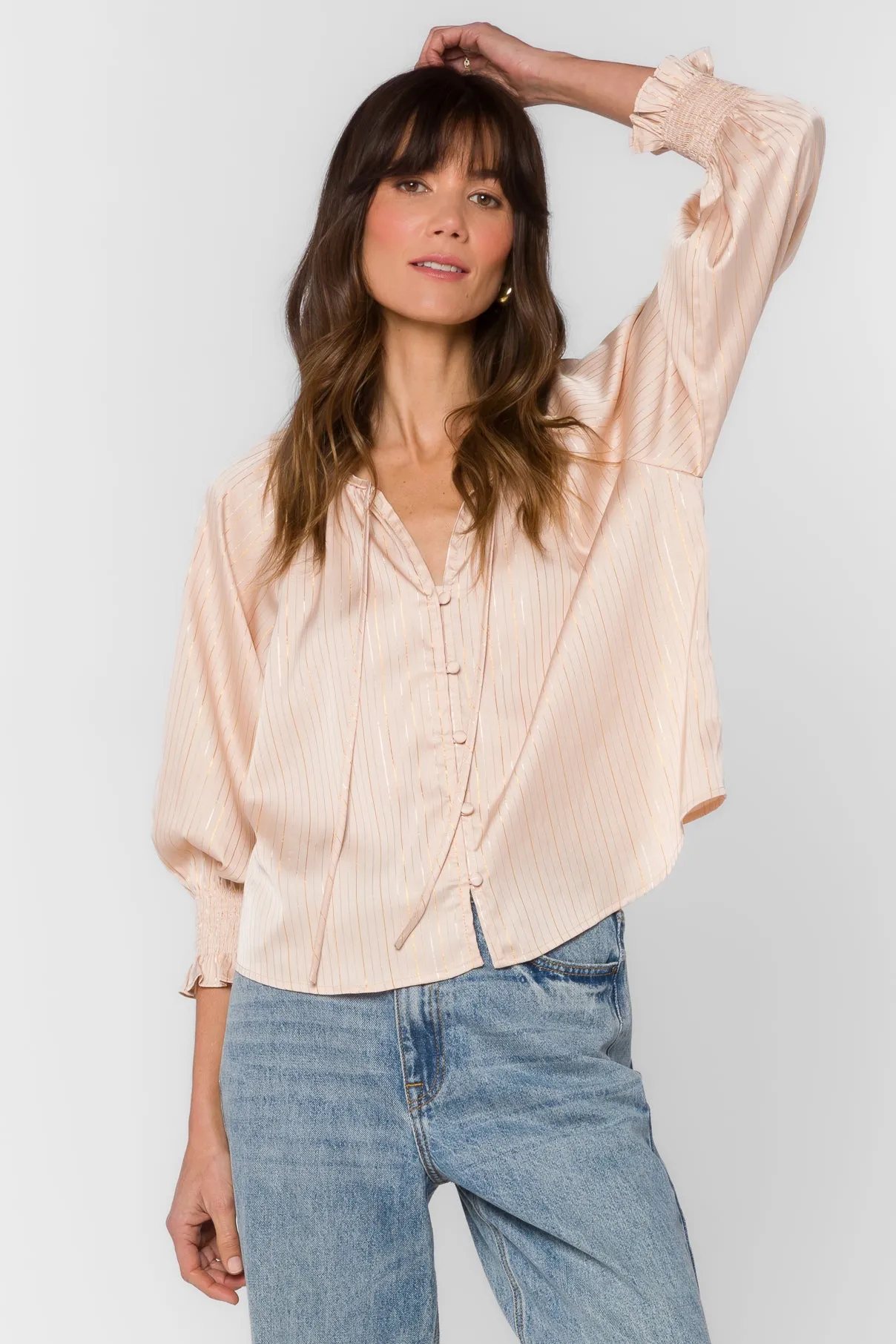 Tina Natural Top sold by Velvet Heart