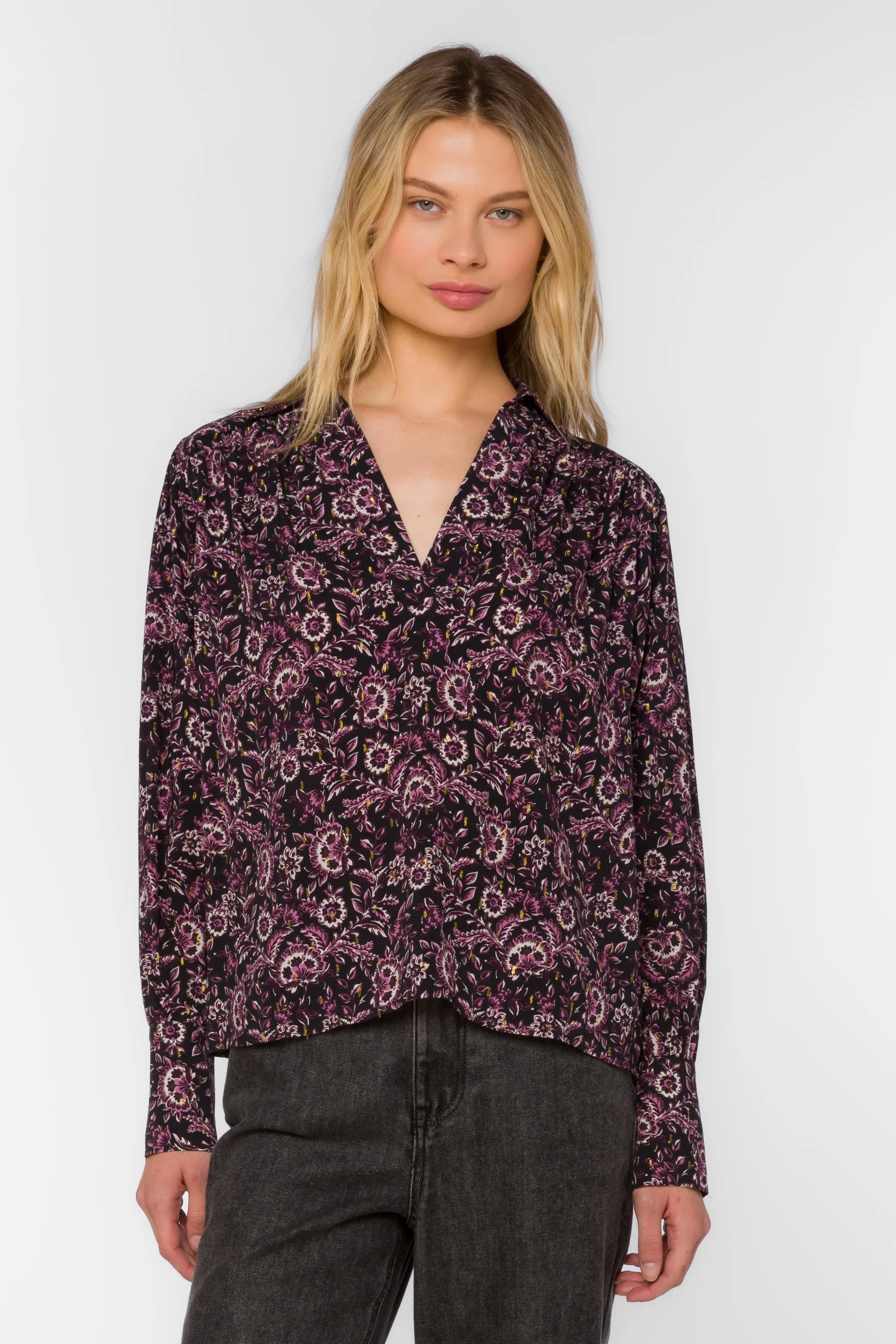 Beretta Floral Jacobean Top sold by Velvet Heart product image thumbnail 3
