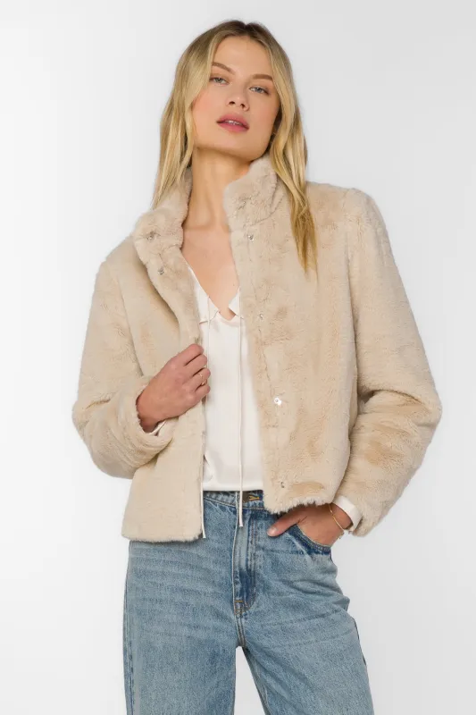 Charity Beige Jacket sold by Velvet Heart