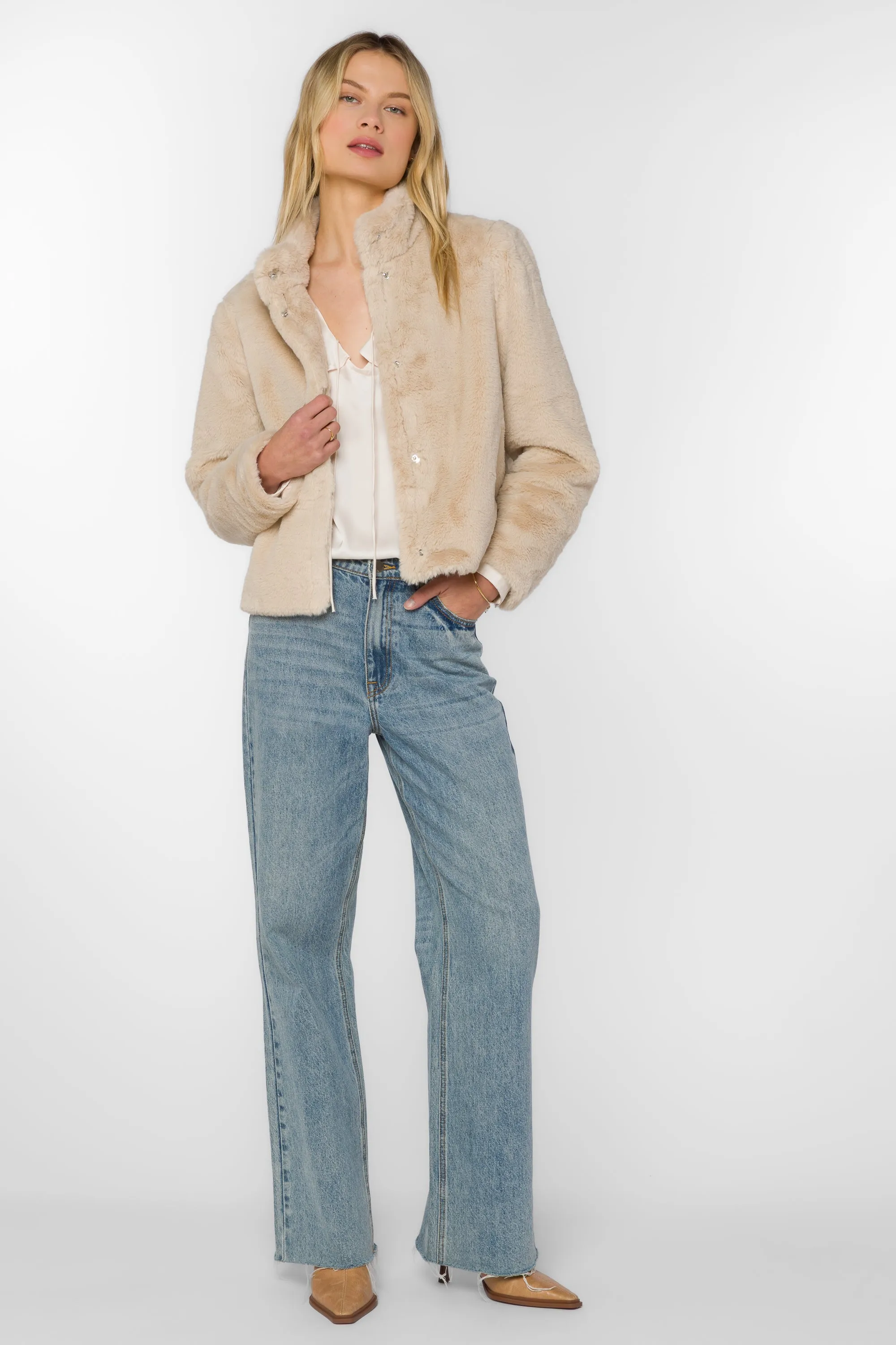 Charity Beige Jacket sold by Velvet Heart product image thumbnail 2
