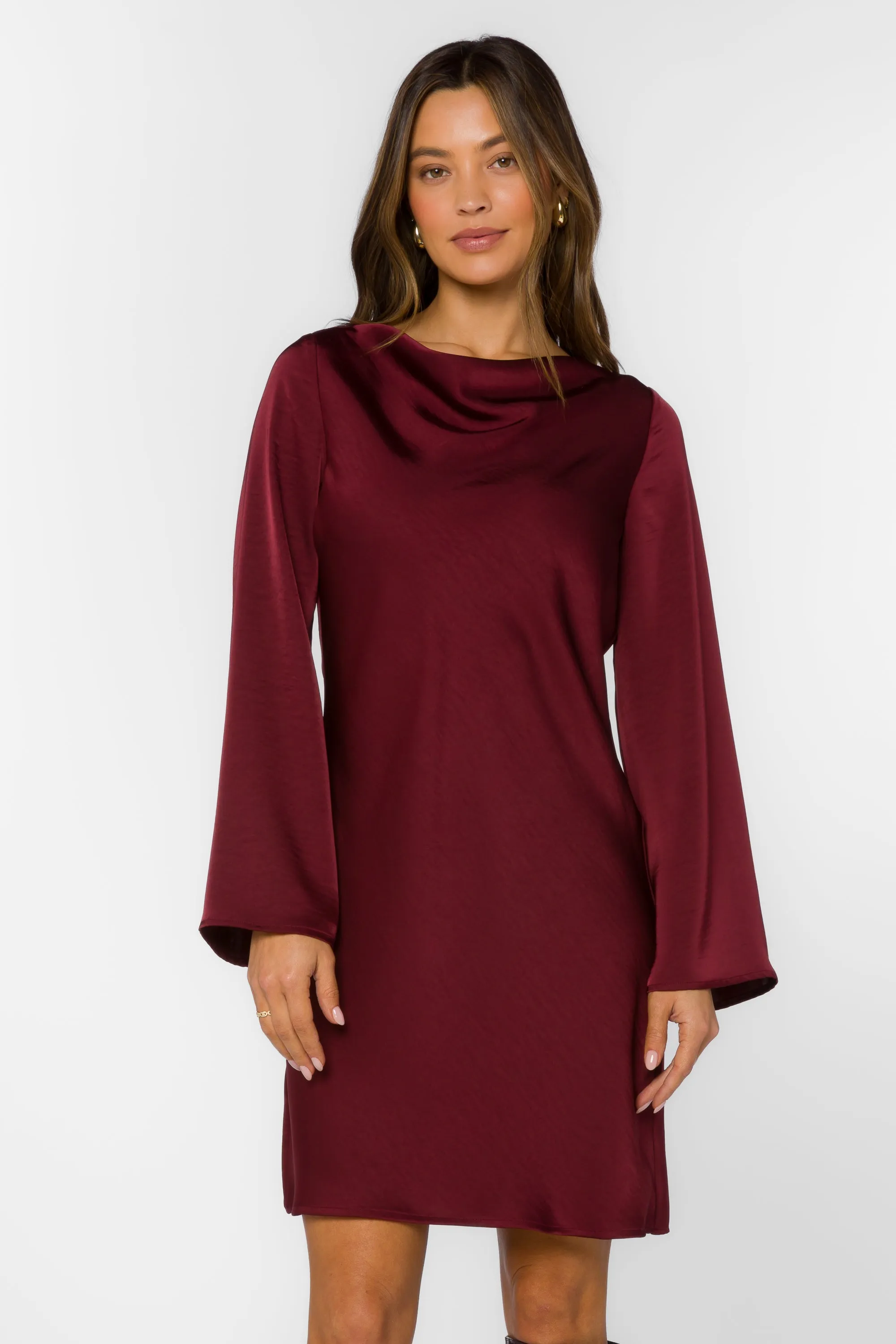 Mariko Maroon Dress sold by Velvet Heart product image thumbnail 3
