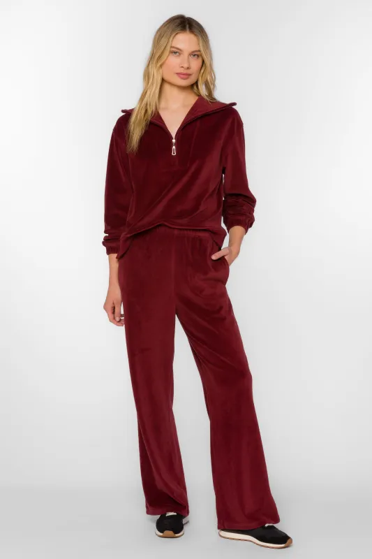 Laurenlin Bordeaux Pants made by Velvet Heart