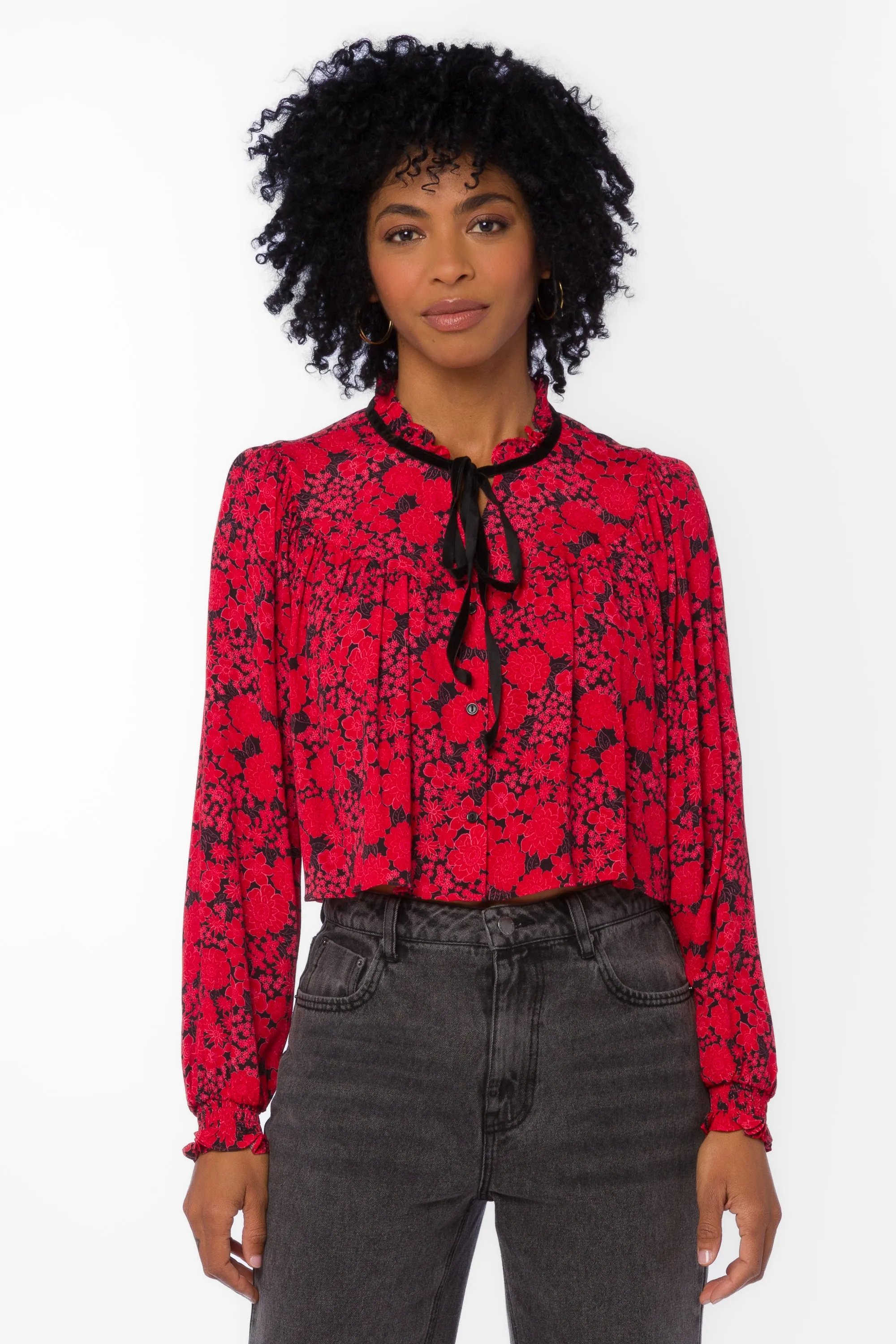 Sinclair Ruby Blossom Blouse sold by Velvet Heart product image thumbnail 3