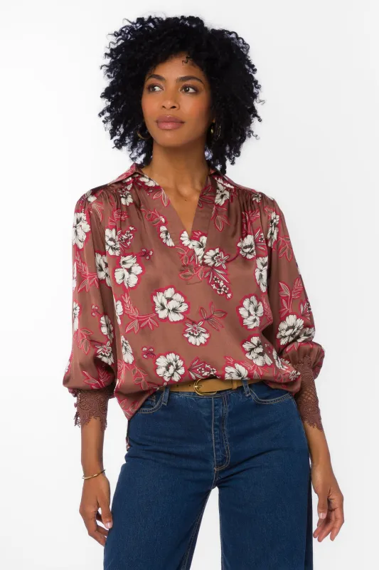 Beretta Mulch Garden Blouse sold by Velvet Heart