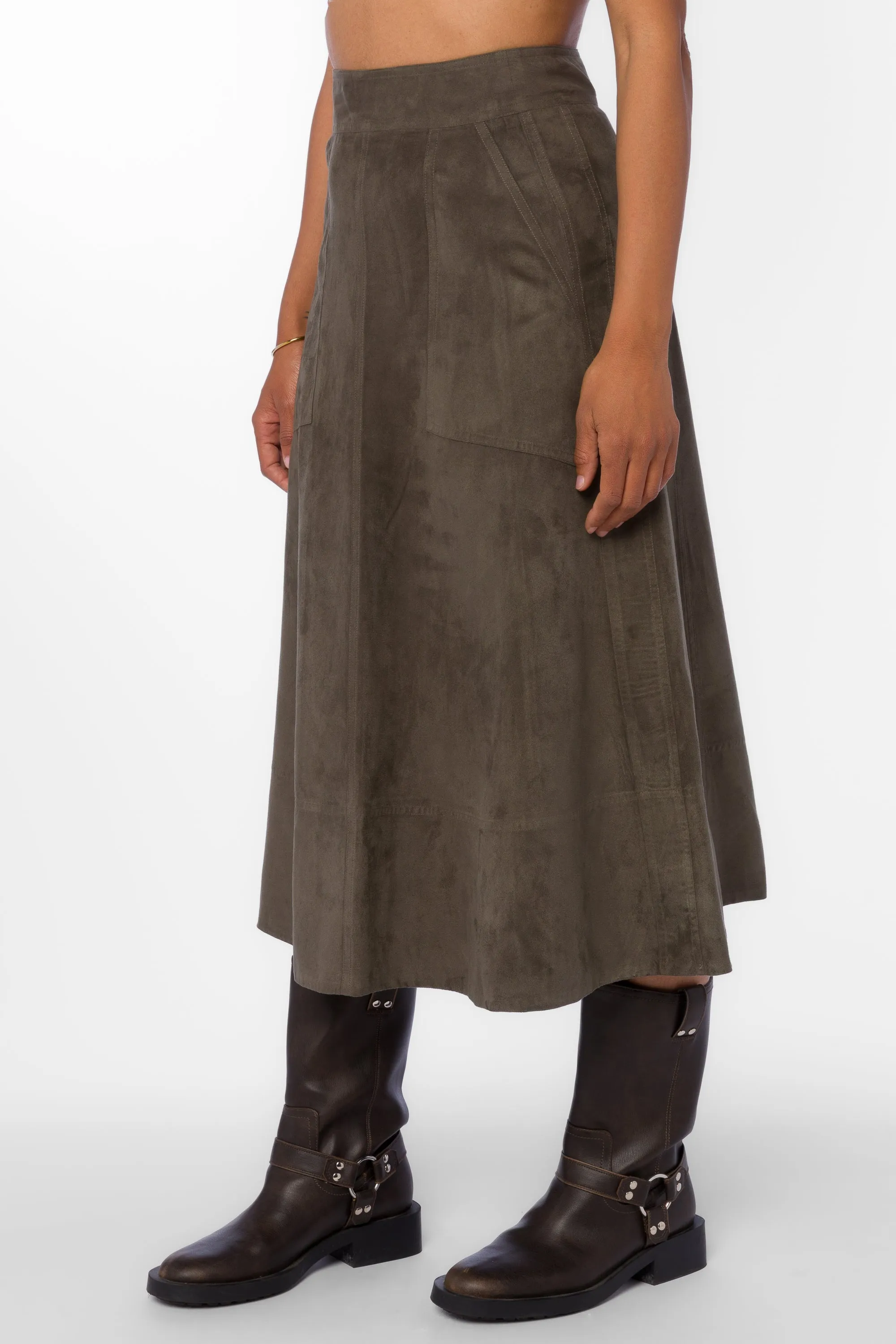 Lettie Olive Skirt sold by Velvet Heart product image thumbnail 4