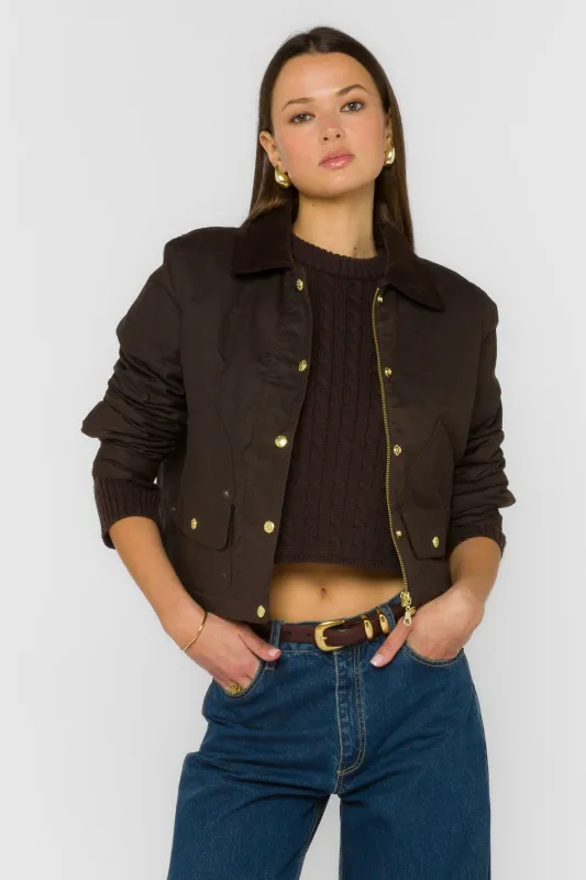 Naven Walnut Timber Jacket made by Velvet Heart