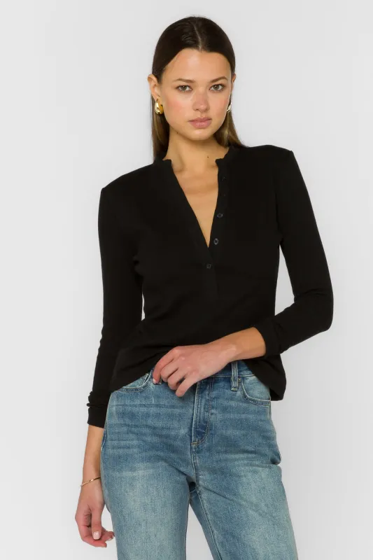 Christella Black Tee made by Velvet Heart