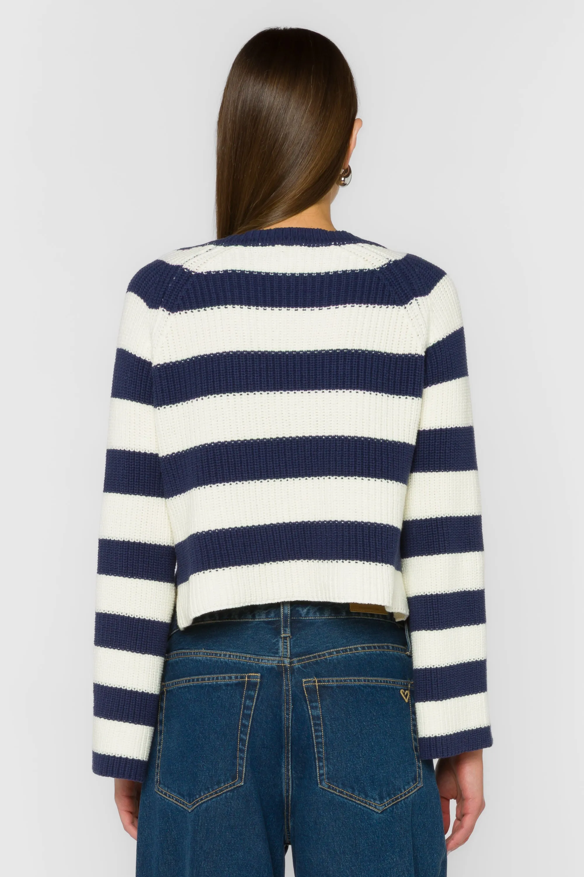 Sapphire Navy Stripe Sweater sold by Velvet Heart product image thumbnail 5