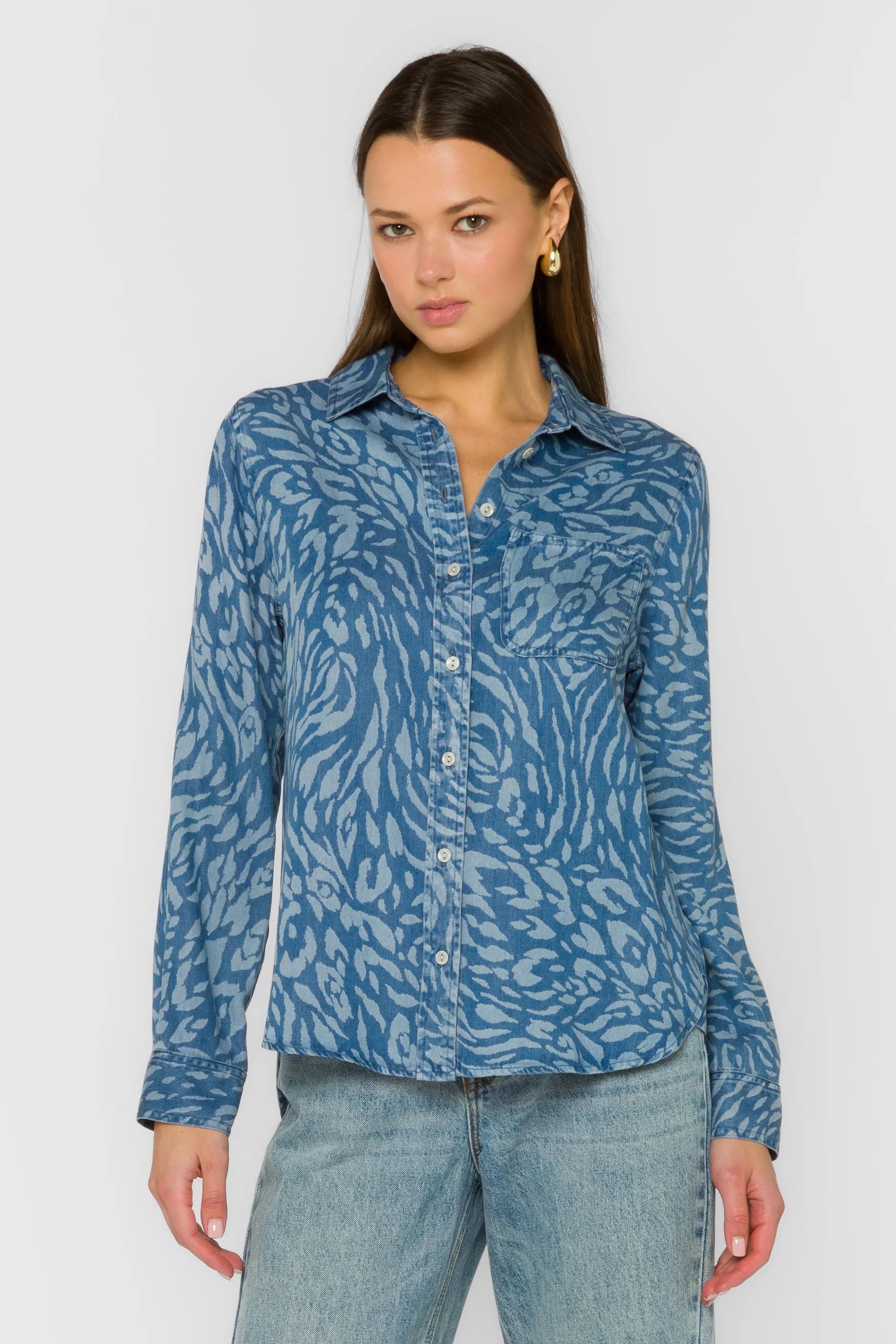 Bennett Blue Skin Shirt sold by Velvet Heart product image thumbnail 4