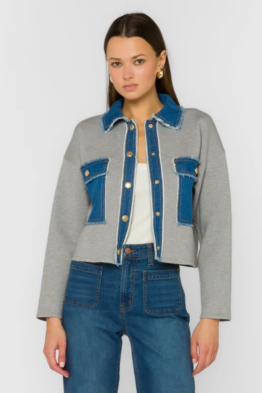 Antonia Grey/Denim Jacket made by Velvet Heart