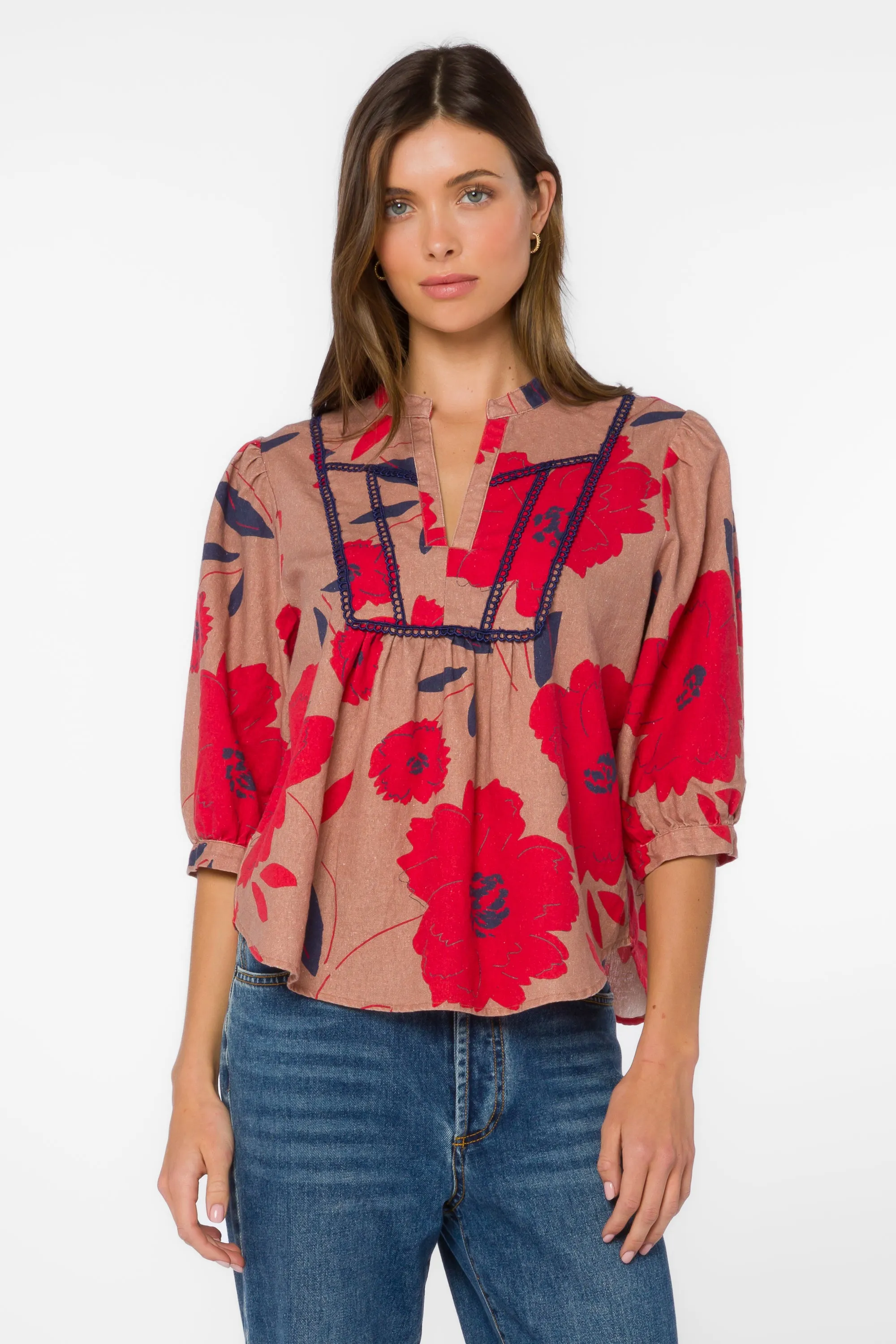 Zyler Floral Top sold by Velvet Heart product image thumbnail 3