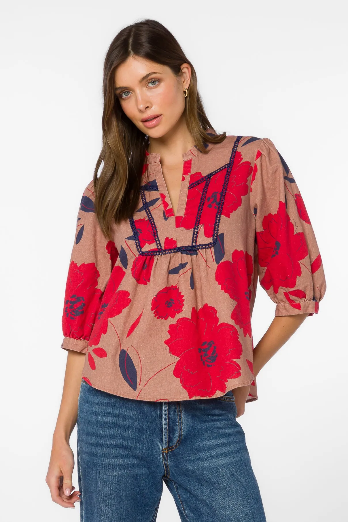 Zyler Floral Top sold by Velvet Heart