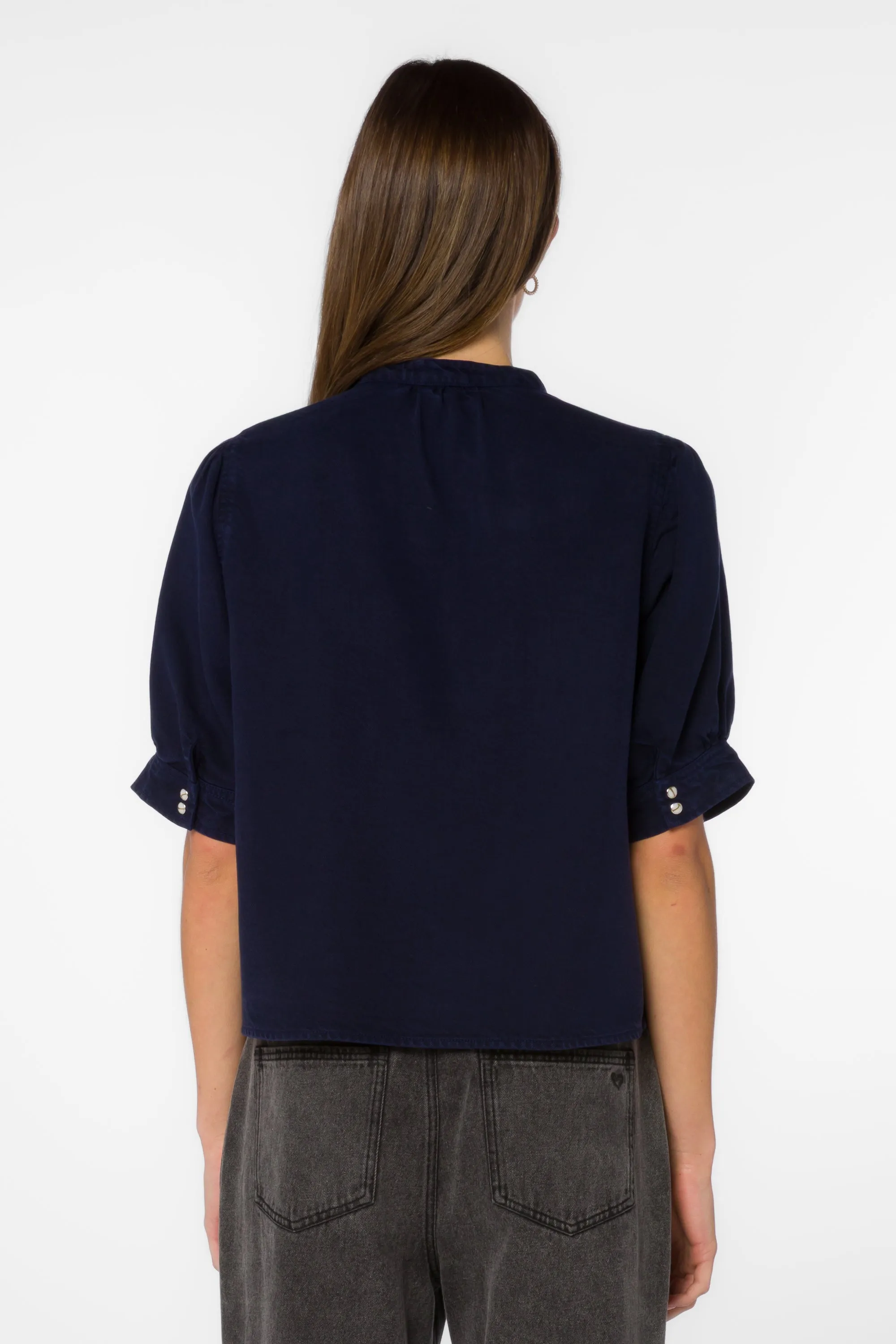 Almafi Dark Blue Top sold by Velvet Heart product image thumbnail 4