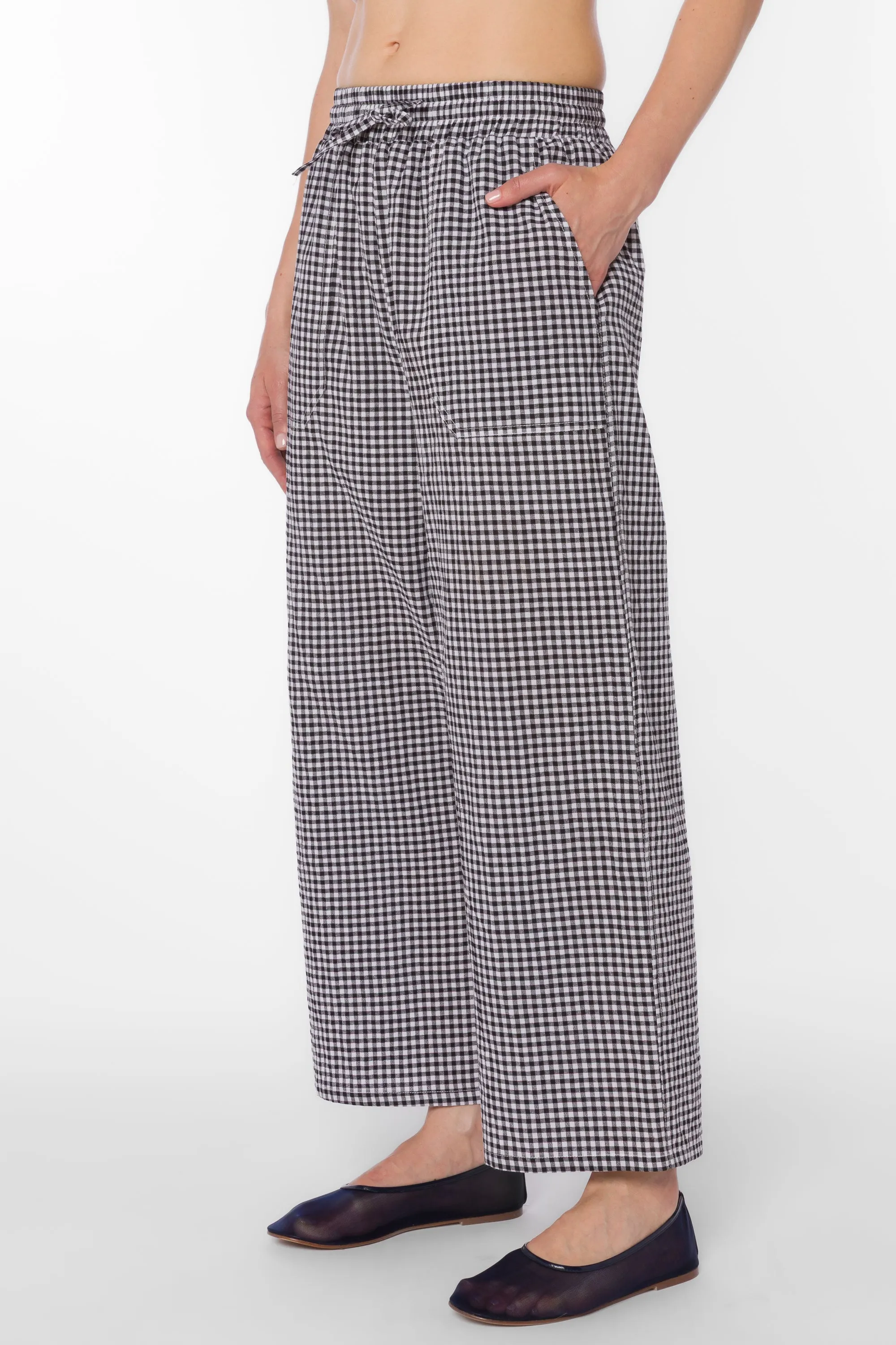 Allie Black Gingham Pants sold by Velvet Heart product image thumbnail 3