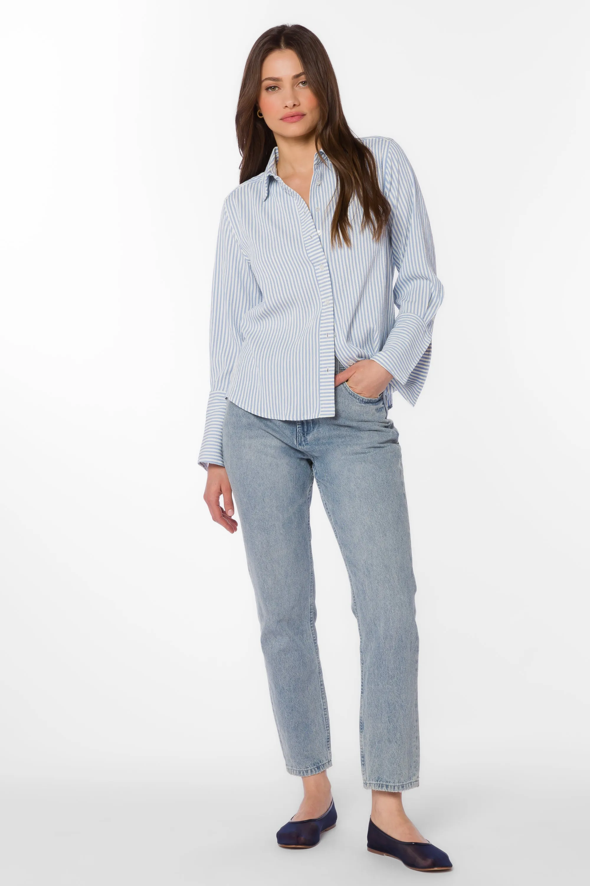 Amaya Peri Stripe Shirt sold by Velvet Heart product image thumbnail 2