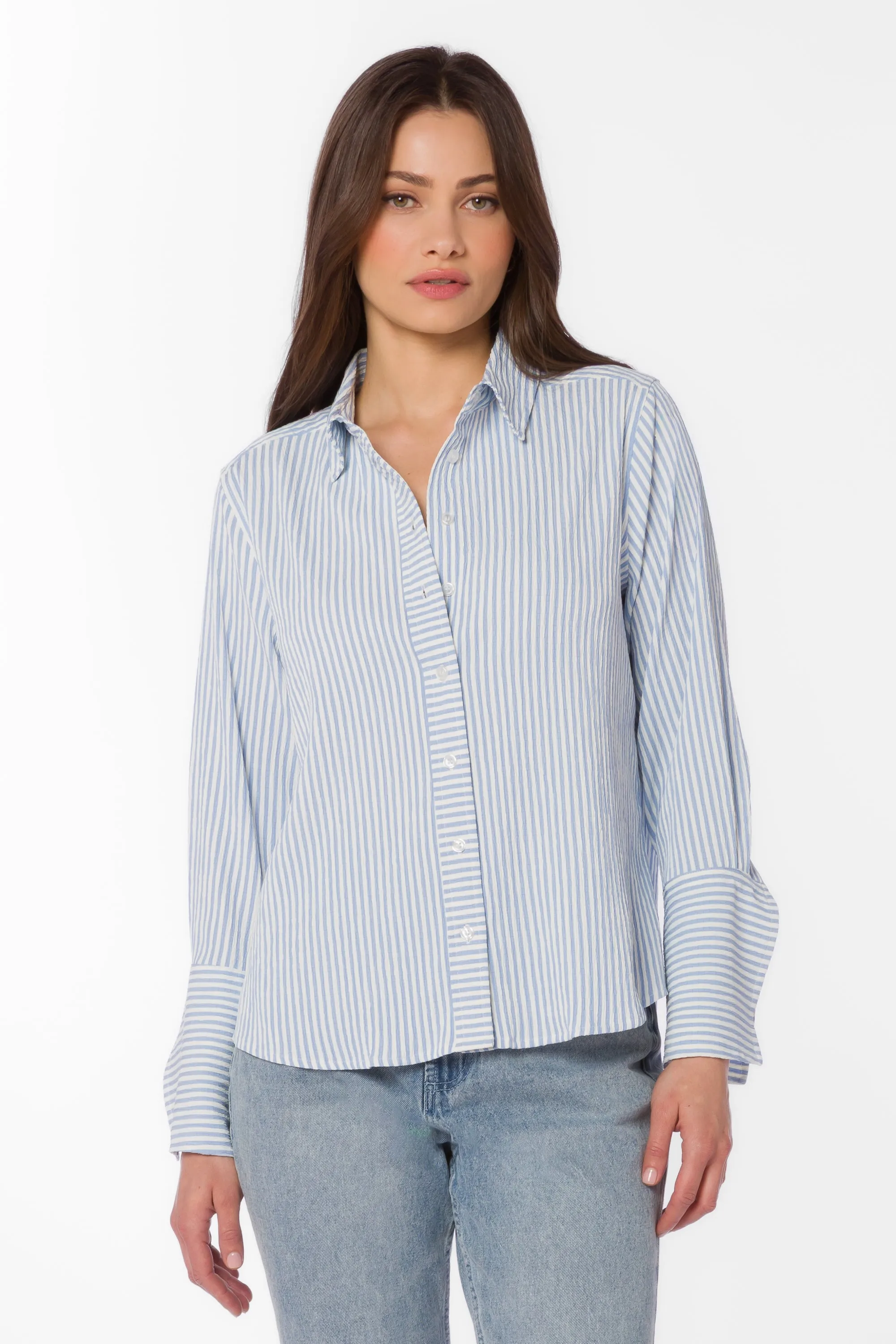 Amaya Peri Stripe Shirt sold by Velvet Heart product image thumbnail 3