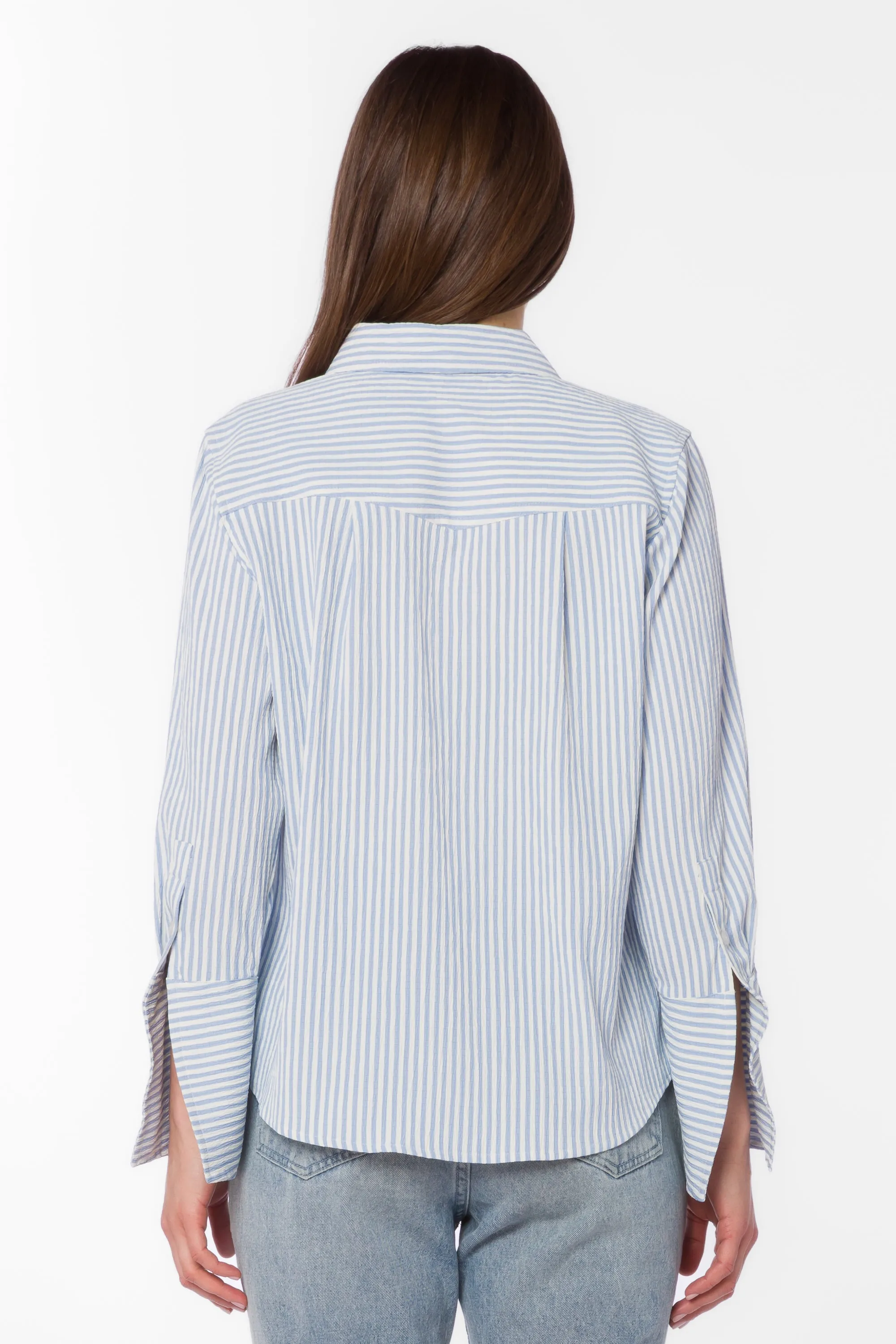 Amaya Peri Stripe Shirt sold by Velvet Heart product image thumbnail 4