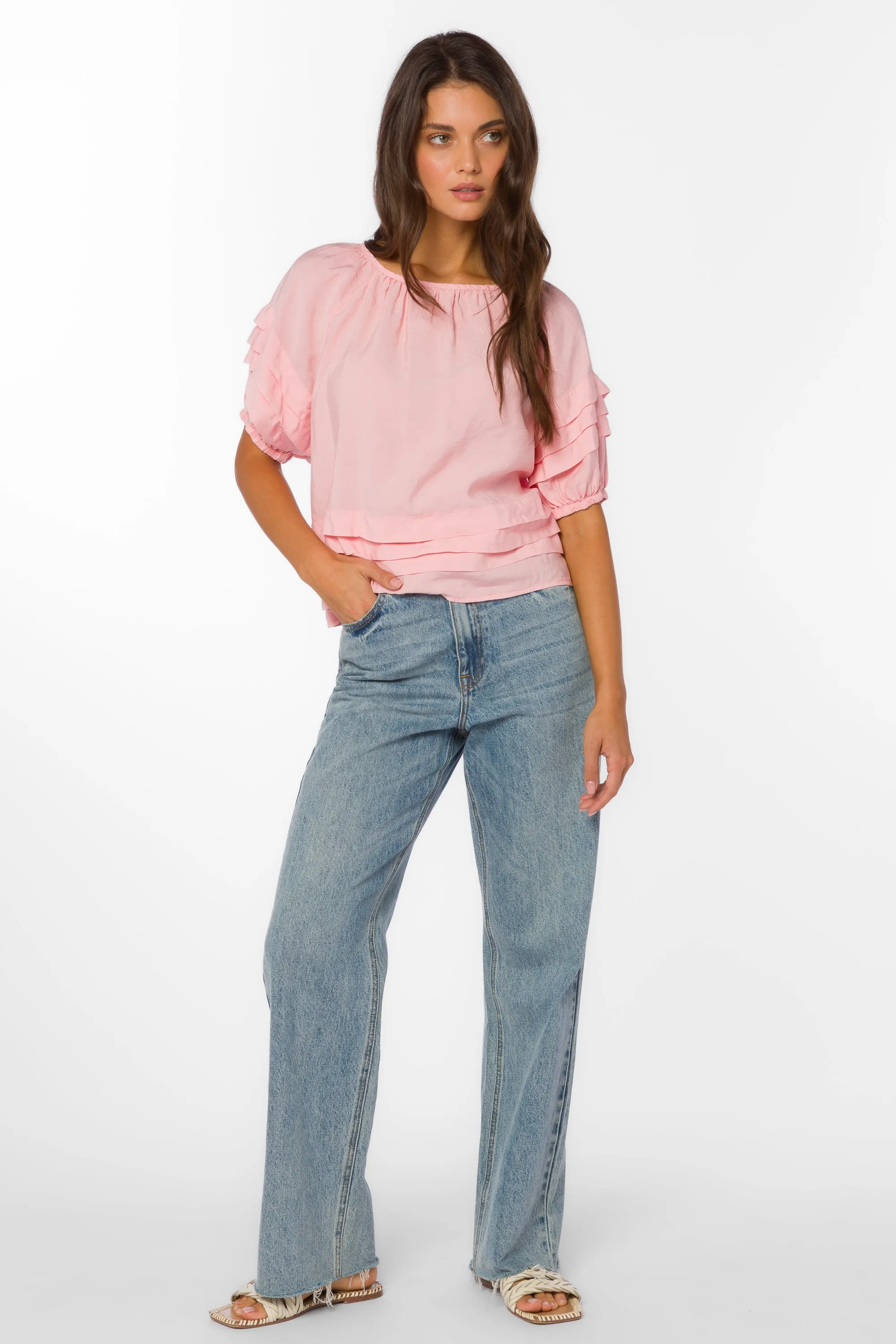 Tashia Coral Top sold by Velvet Heart product image thumbnail 2