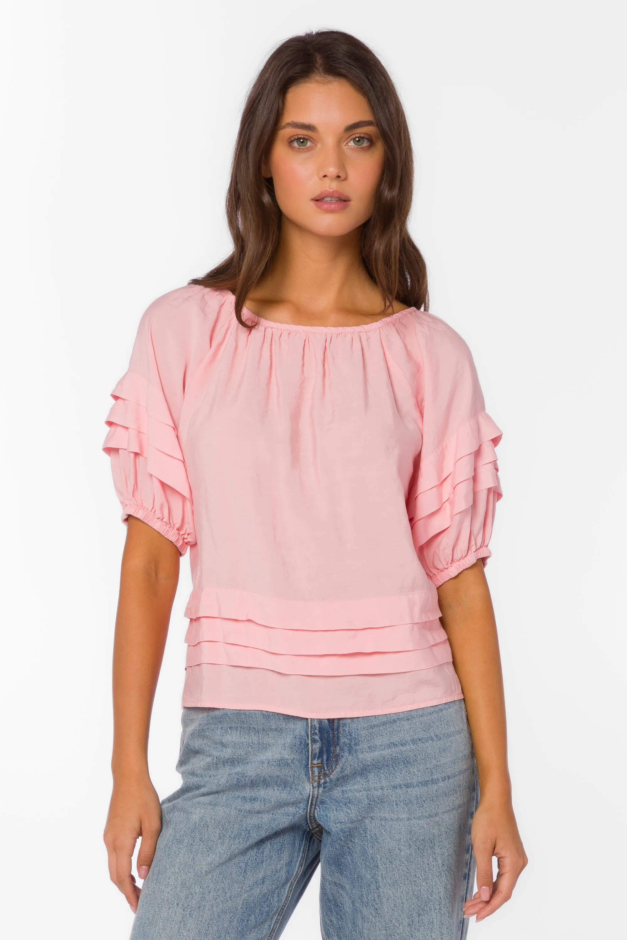 Tashia Coral Top sold by Velvet Heart product image thumbnail 3