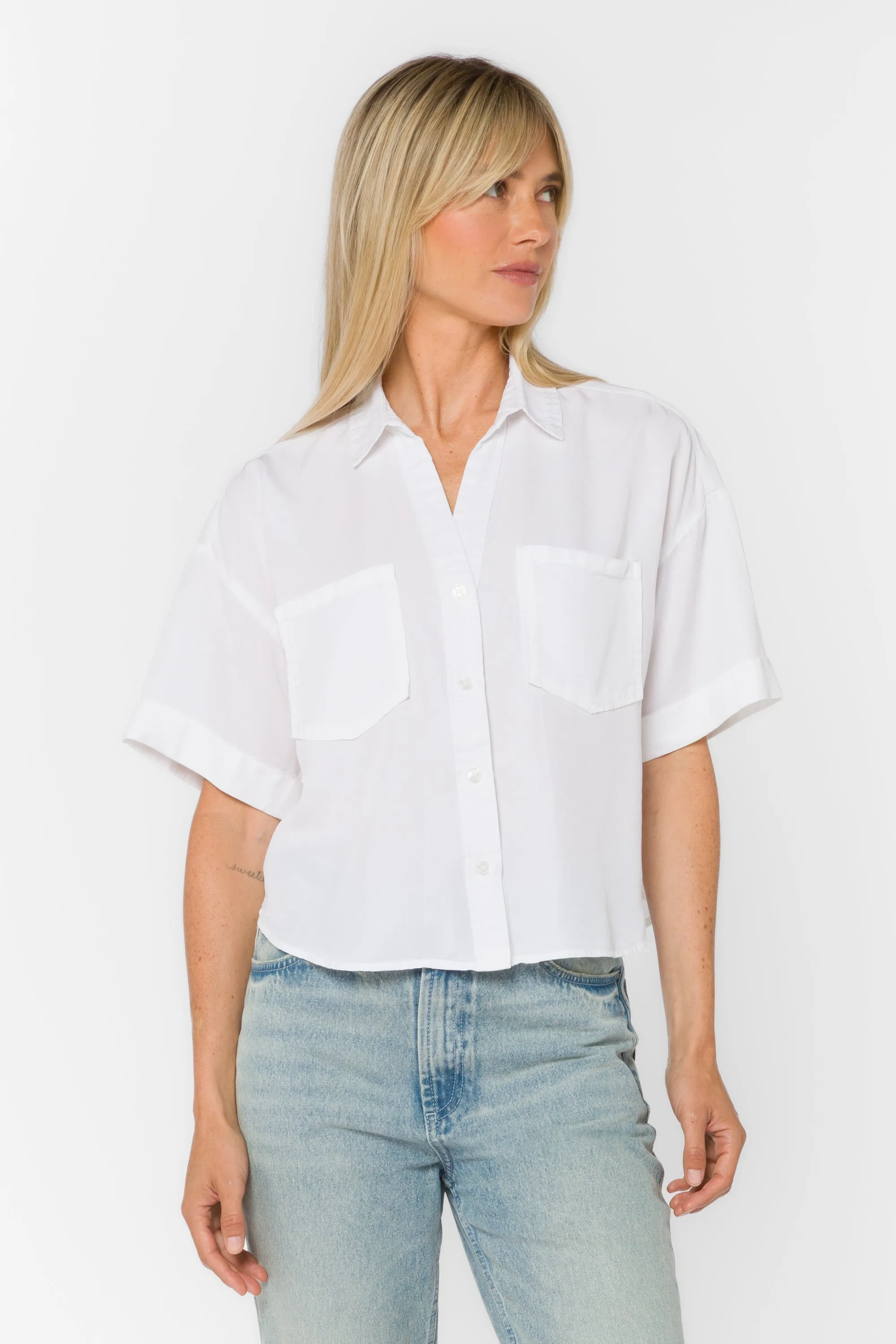 Brandon Optic White Shirt sold by Velvet Heart product image thumbnail 3