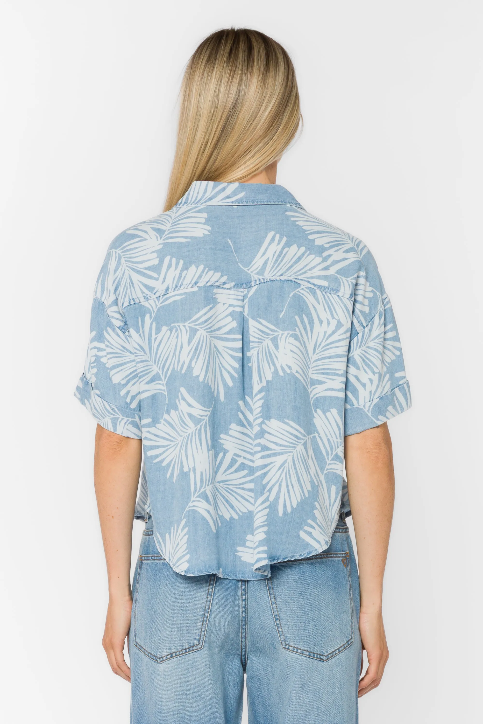 Brandon Palm Leaf Shirt sold by Velvet Heart product image thumbnail 5