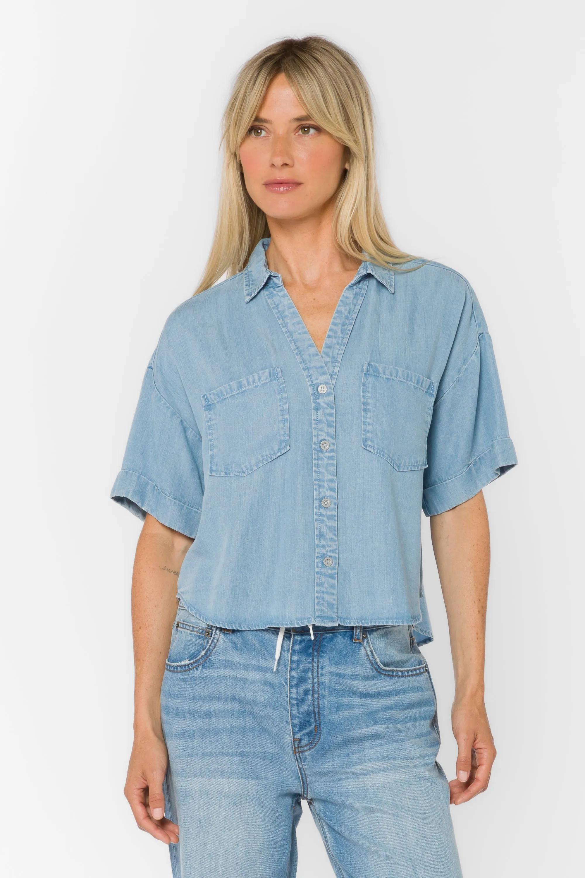 Brandon Classic Indigo Shirt sold by Velvet Heart product image thumbnail 3