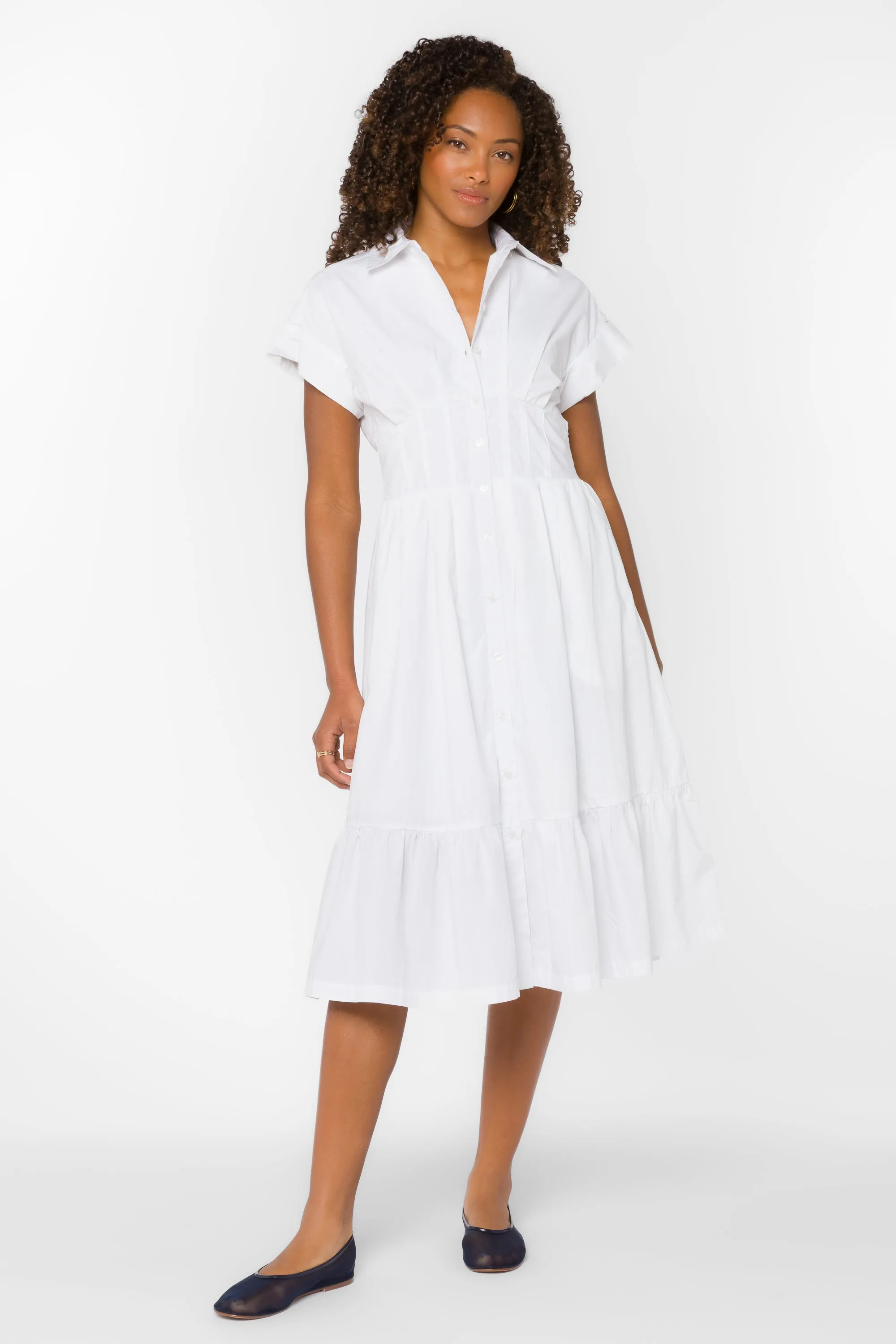 Emily Optic White Dress sold by Velvet Heart product image thumbnail 3