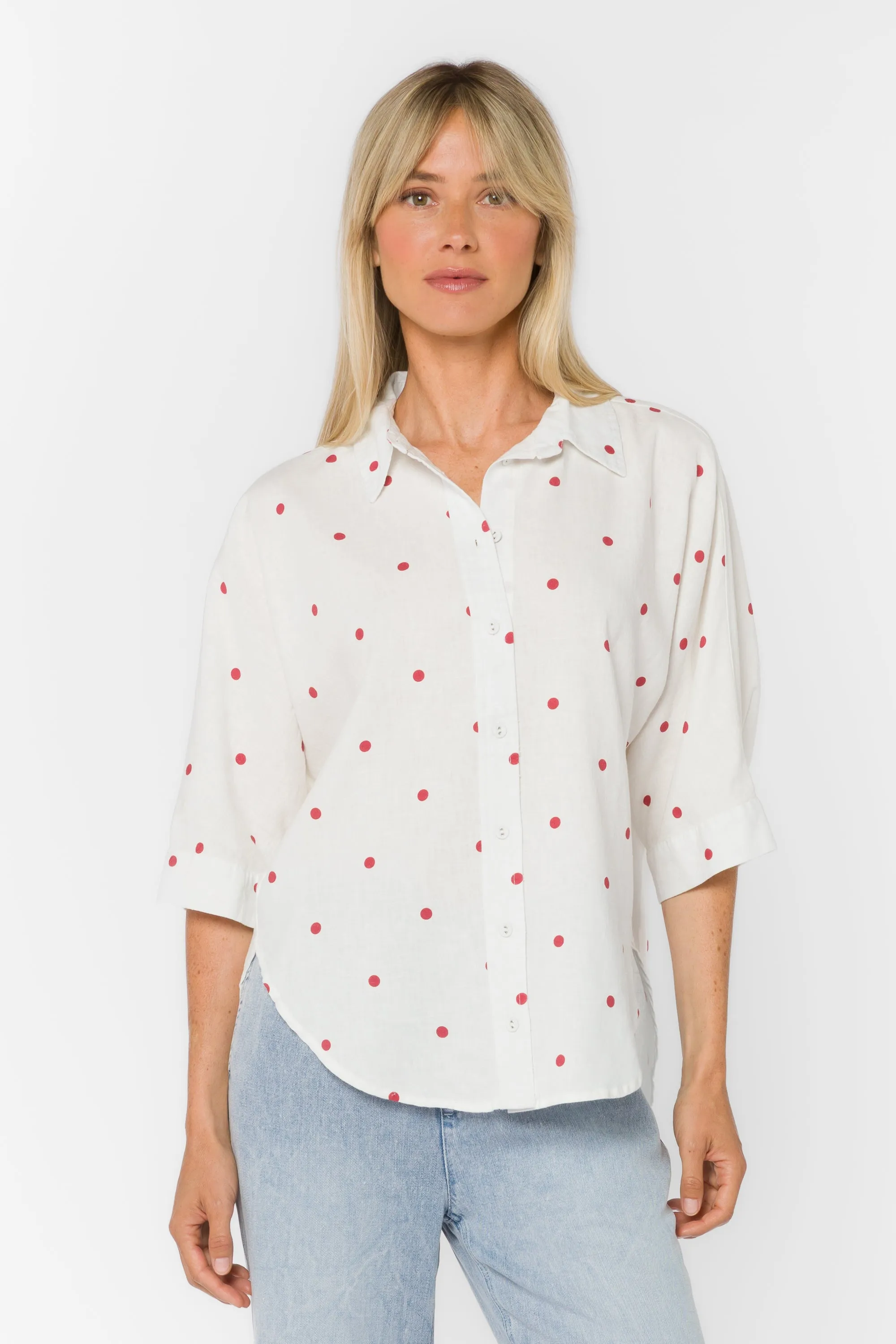 Merle Cardinal Dots Shirt sold by Velvet Heart product image thumbnail 3