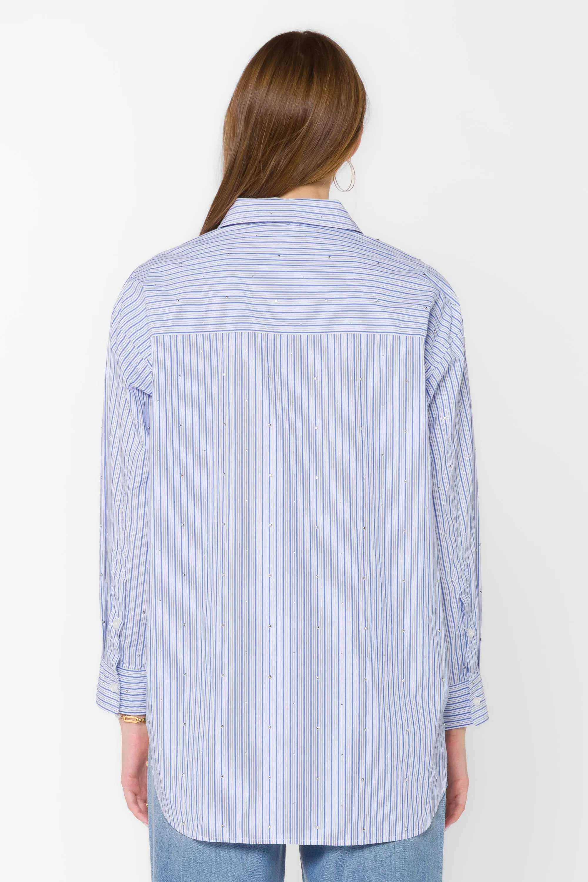 Ricky Blue Stripe Shirt sold by Velvet Heart product image thumbnail 5