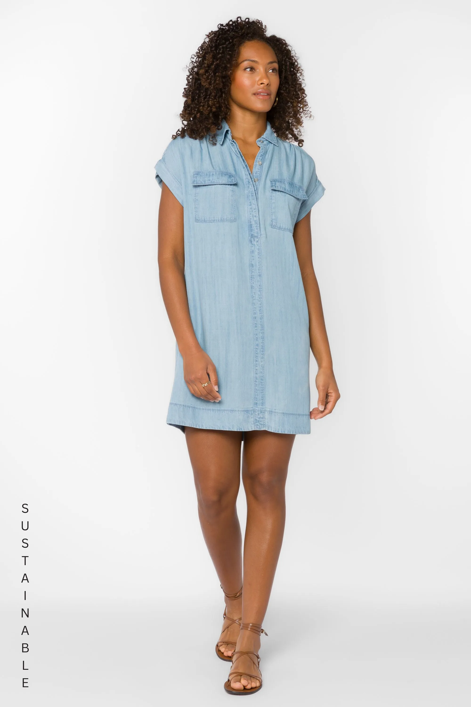 Starla Classic Indigo Dress sold by Velvet Heart