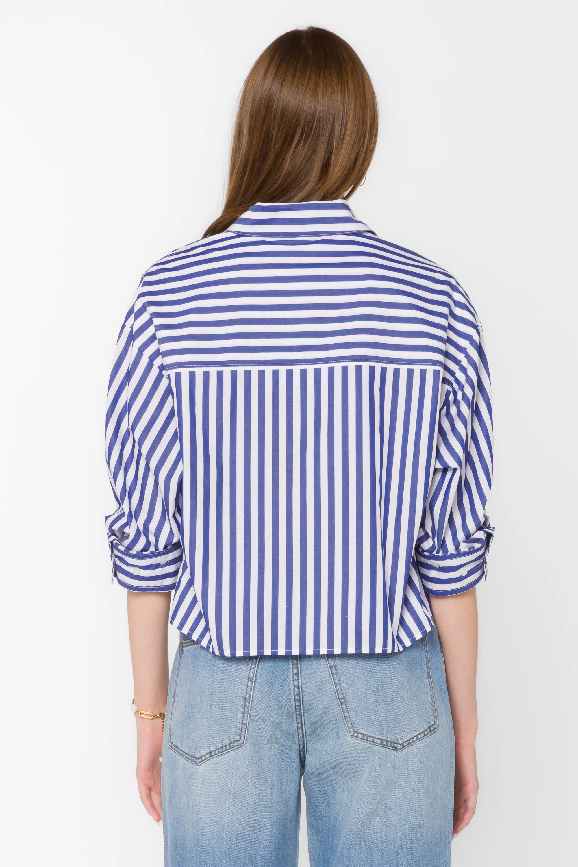 Stormi Blue Stripe Shirt sold by Velvet Heart product image thumbnail 4